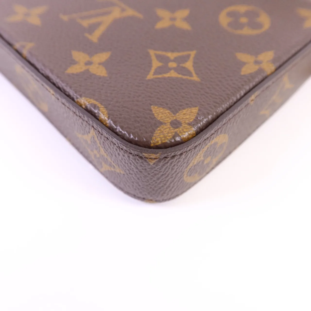 LOUIS VUITTON Felicie M81896 肩背包 塗層帆布 棕色 塗層帆布 中古品A - 縮圖 16