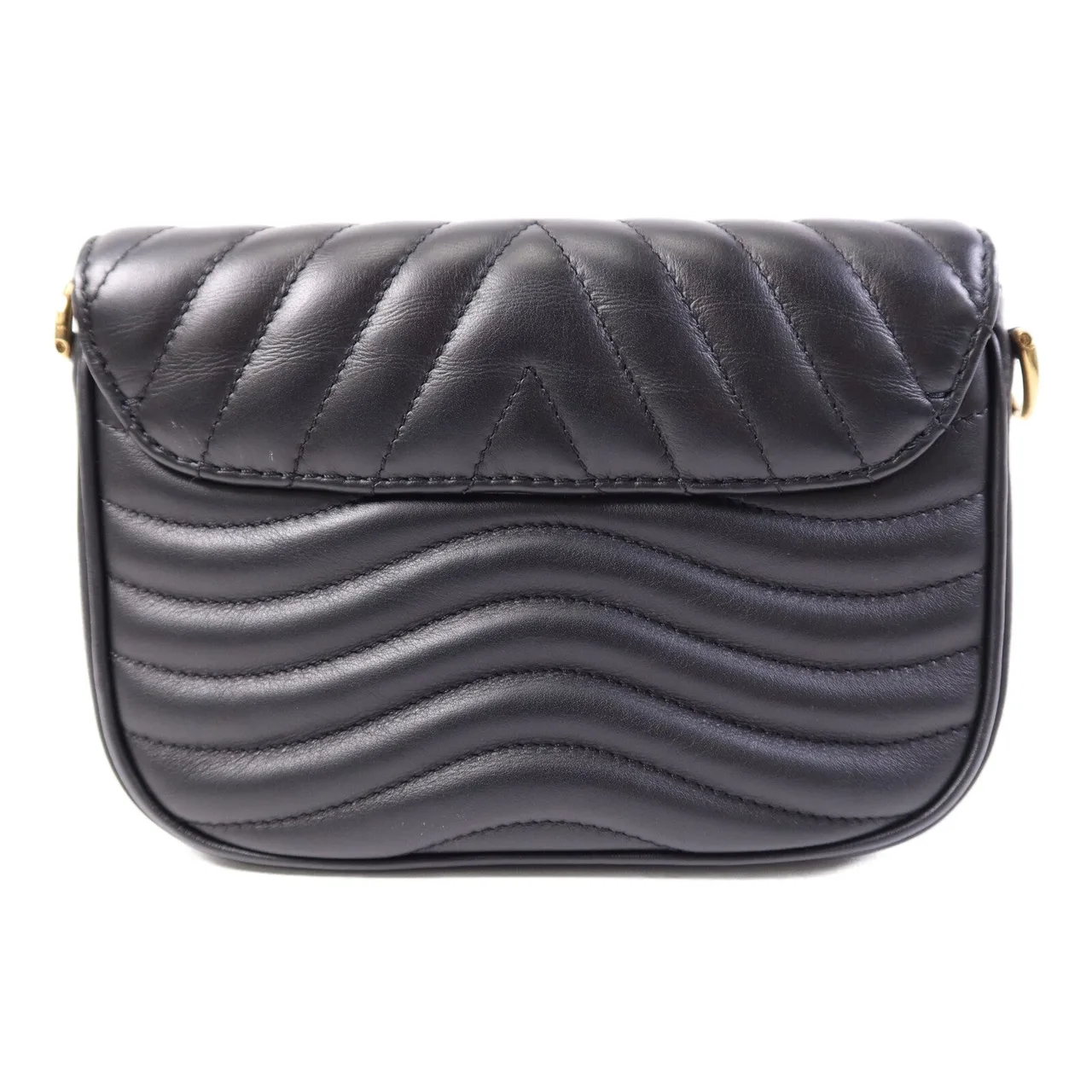 LOUIS VUITTON Multi Pochette M56461 2-Way Bag Calfskin 黑色 / Black Calfskin Rank A - Thumbnail 3