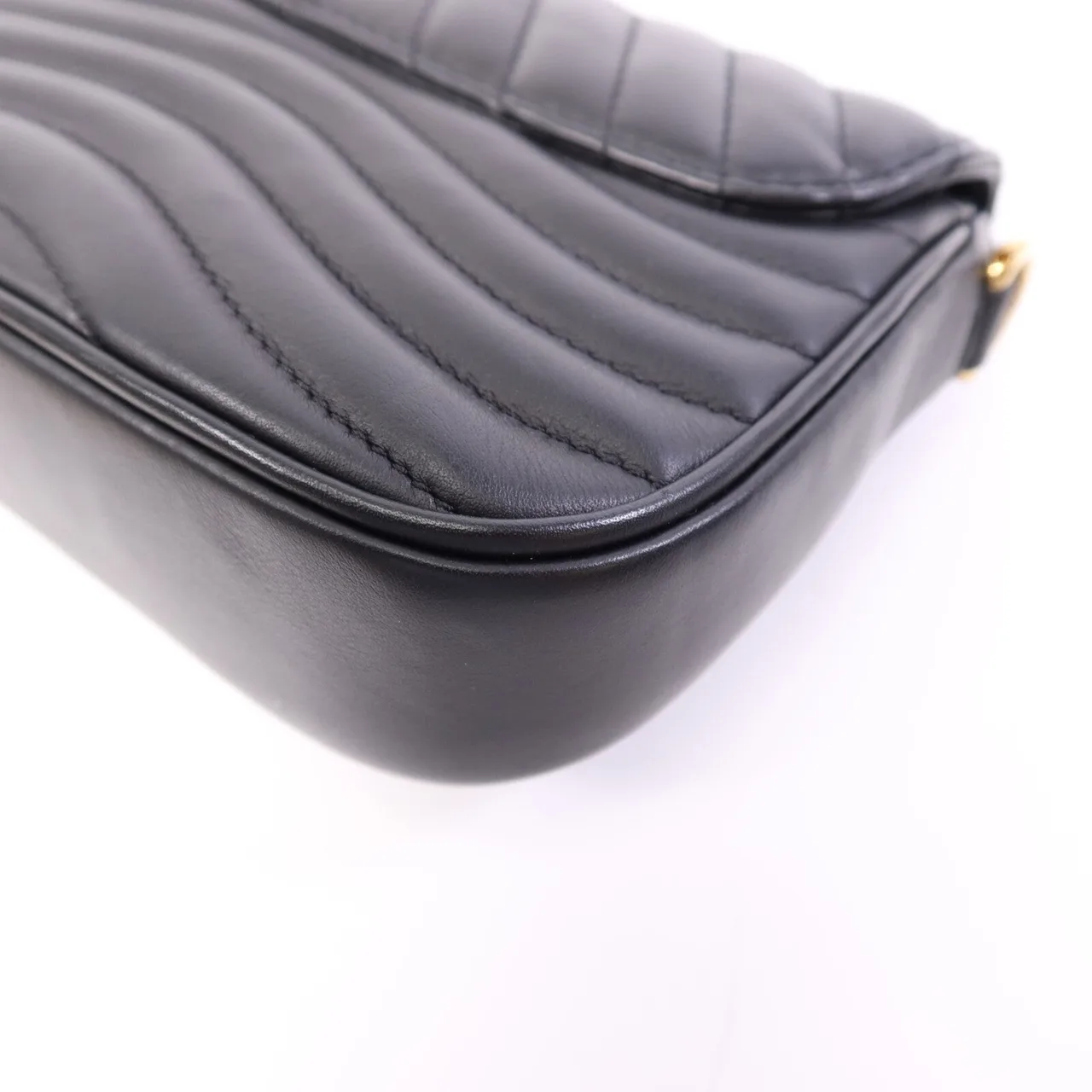LOUIS VUITTON Multi Pochette M56461 2-Way Bag Calfskin 黑色 / Black Calfskin Rank A - Thumbnail 13