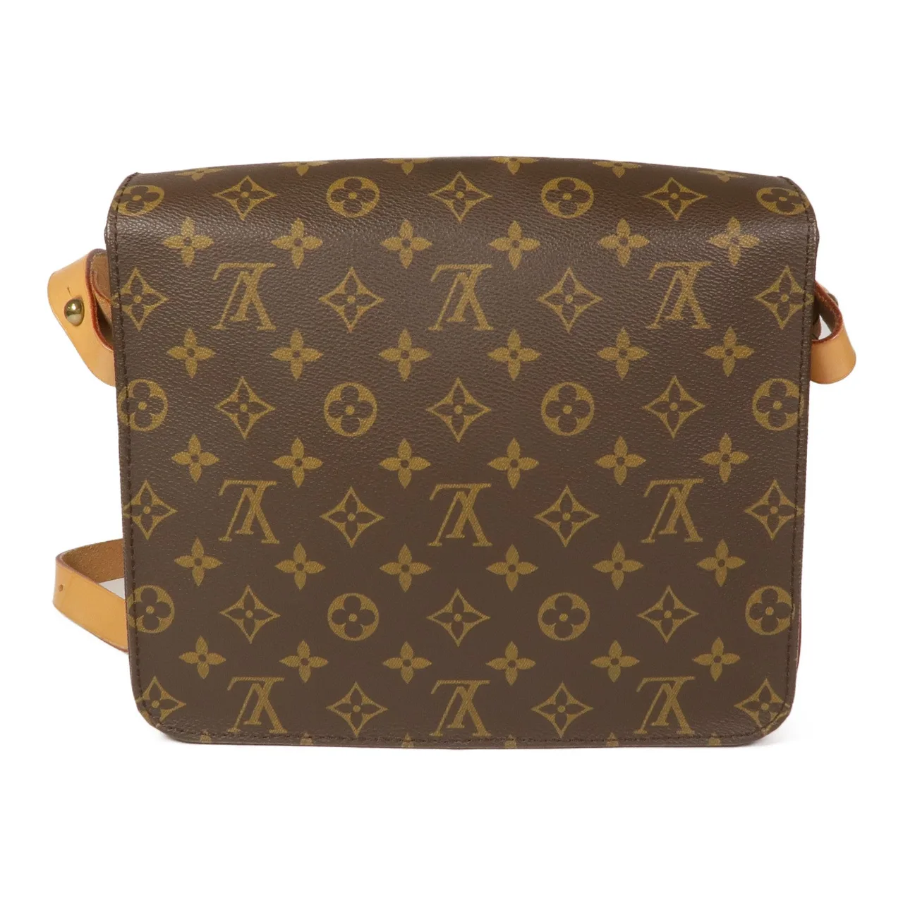 LOUIS VUITTON Cartouchiere M51252 Shoulder Bag Coated Canvas 棕色 Coated Canvas Rank A - Thumbnail 3