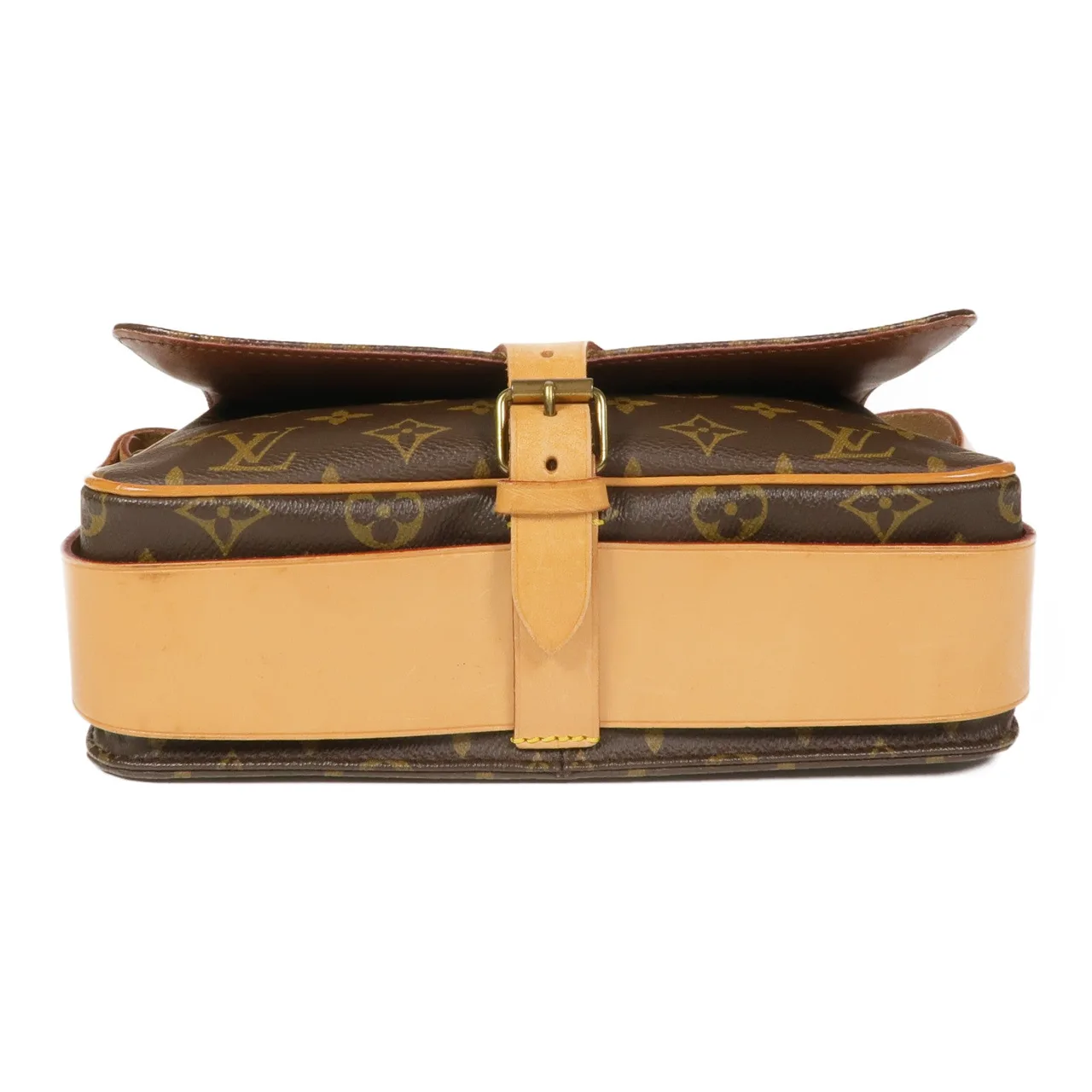 LOUIS VUITTON Cartouchiere M51252 Shoulder Bag Coated Canvas 棕色 Coated Canvas Rank A - Thumbnail 4