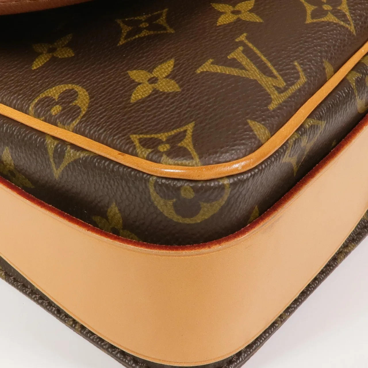 LOUIS VUITTON Cartouchiere M51252 Shoulder Bag Coated Canvas 棕色 Coated Canvas Rank A - Thumbnail 11