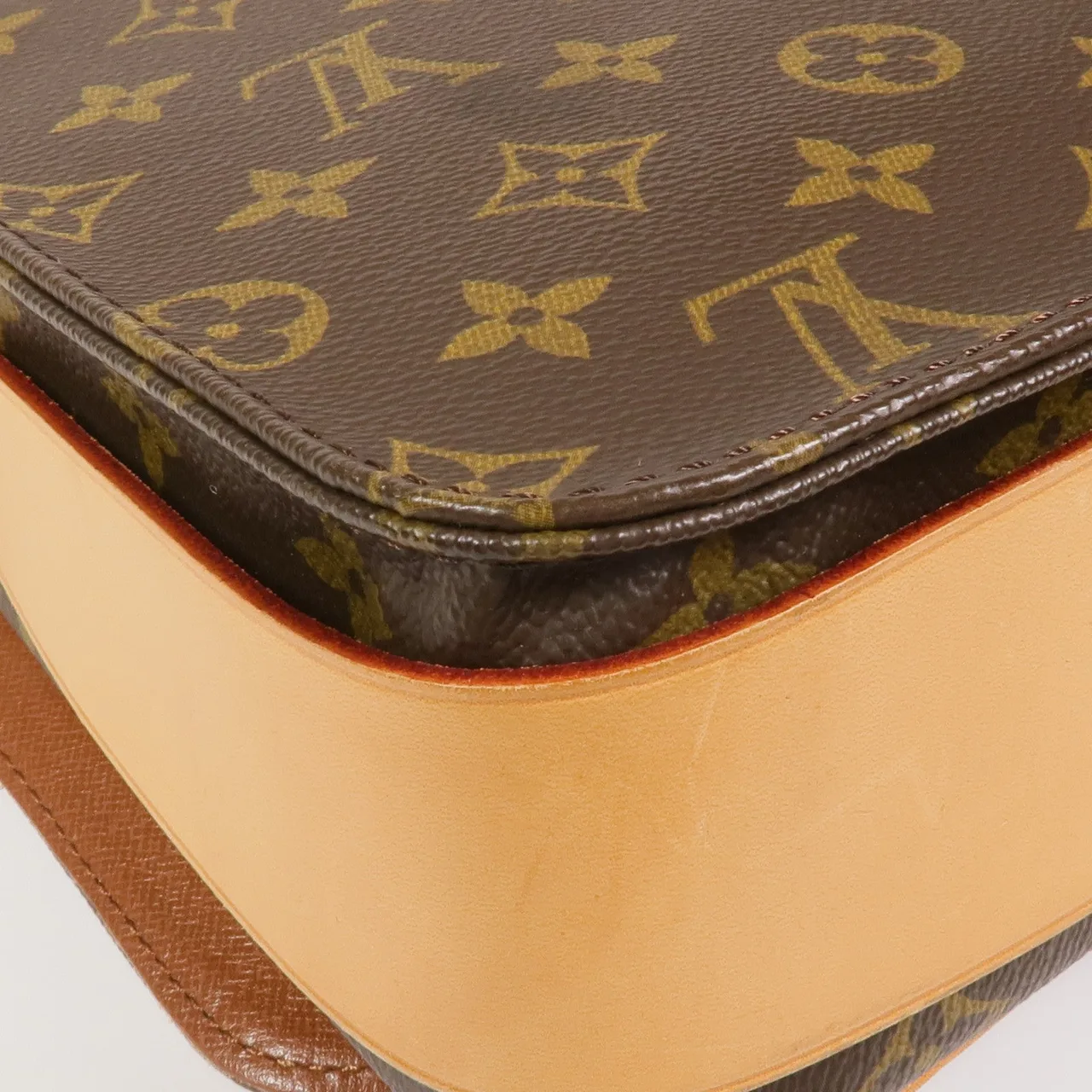 LOUIS VUITTON Cartouchiere M51252 Shoulder Bag Coated Canvas 棕色 Coated Canvas Rank A - Thumbnail 13
