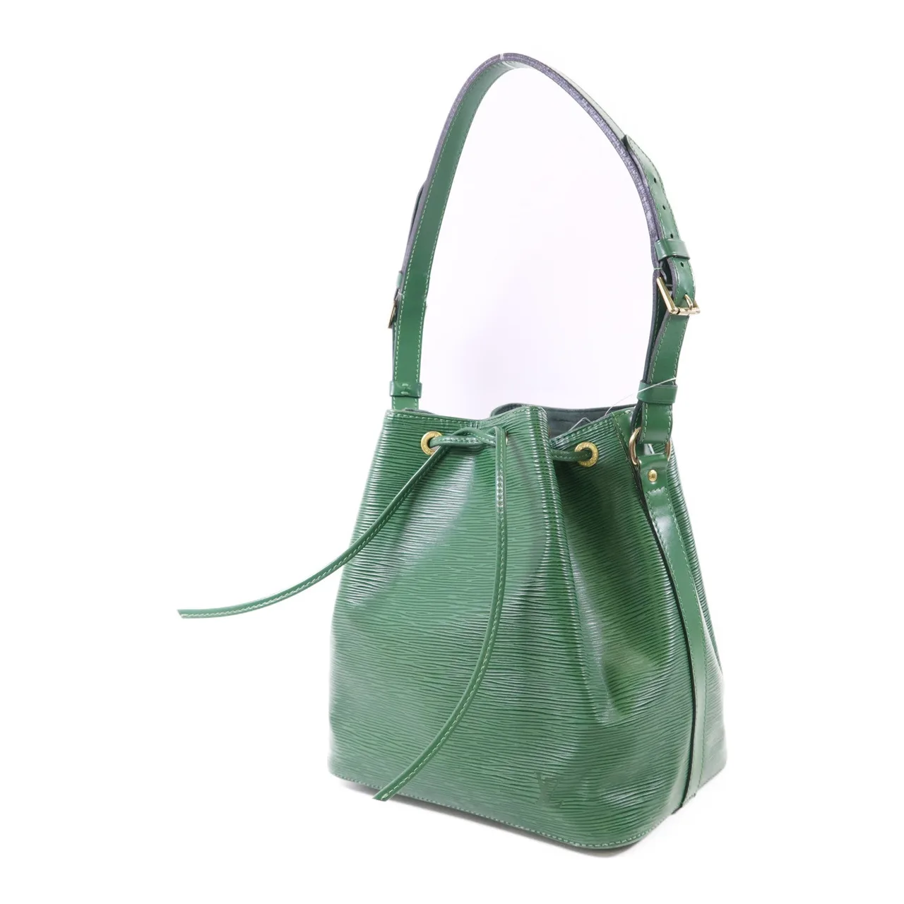 LOUIS VUITTON Bucket M44104 肩背包 牛皮 綠色 牛皮 中古品A - 縮圖 3