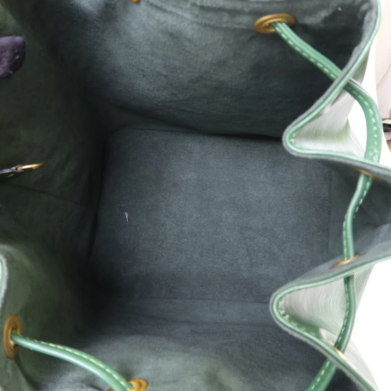 LOUIS VUITTON Bucket M44104 肩背包 牛皮 綠色 牛皮 中古品A - 縮圖 6