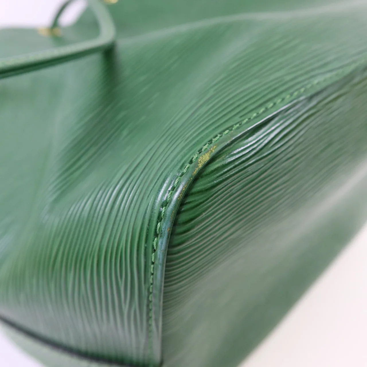 LOUIS VUITTON Bucket M44104 肩背包 牛皮 綠色 牛皮 中古品A - 縮圖 14