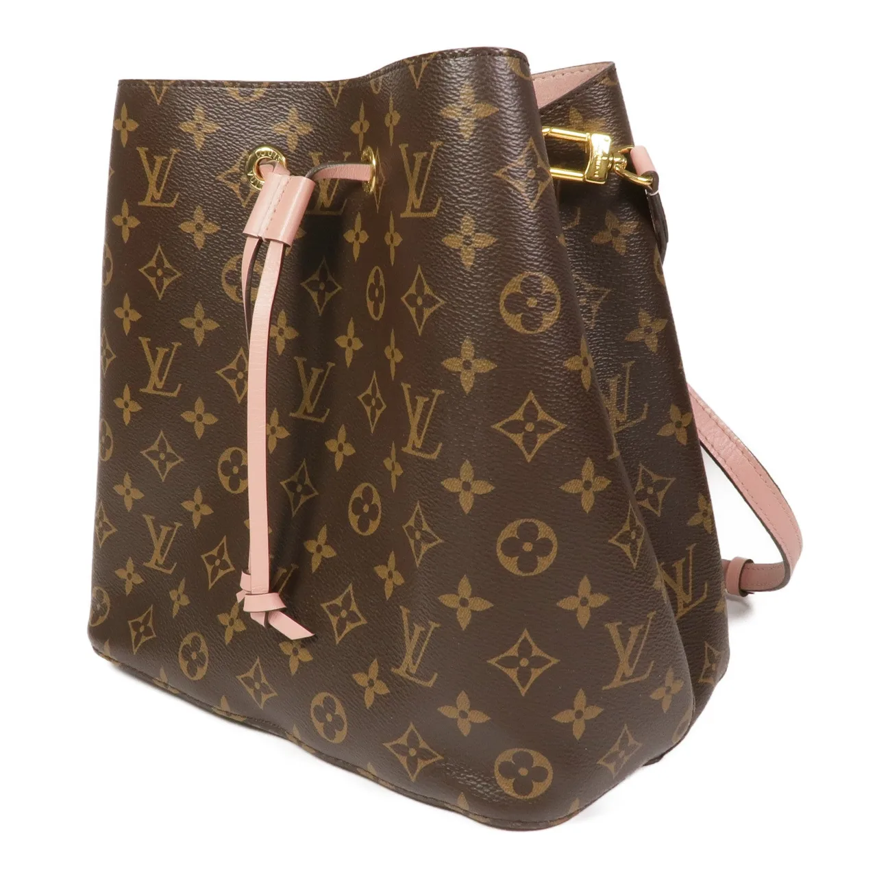 LOUIS VUITTON NeoNoe M44020 肩背包 塗層帆布 棕色 / 粉色 塗層帆布 中古品A - 縮圖 2