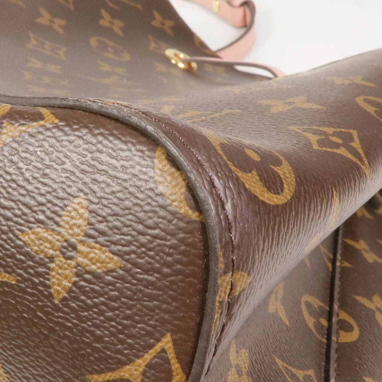 LOUIS VUITTON NeoNoe M44020 肩背包 塗層帆布 棕色 / 粉色 塗層帆布 中古品A - 縮圖 13