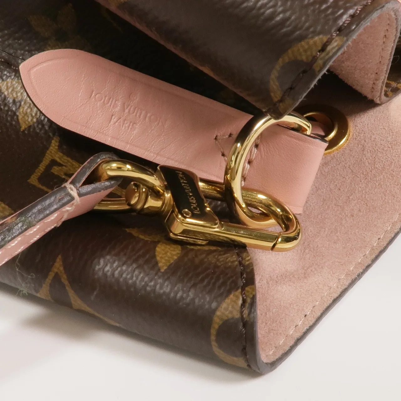 LOUIS VUITTON NeoNoe M44020 肩背包 塗層帆布 棕色 / 粉色 塗層帆布 中古品A - 縮圖 16