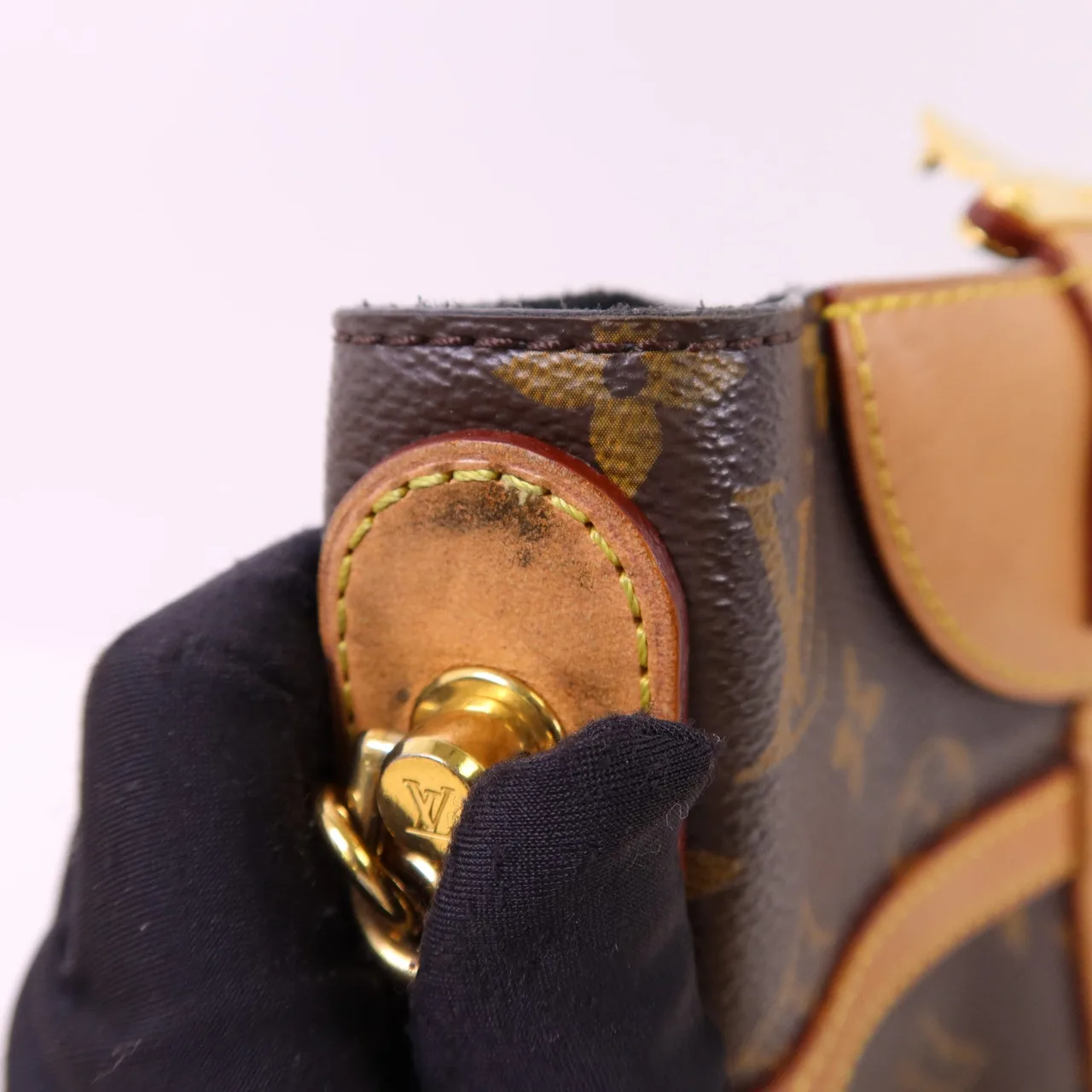 LOUIS VUITTON Duffle M43587 2-Way Bag Coated Canvas 棕色 Coated Canvas Rank B - Thumbnail 22