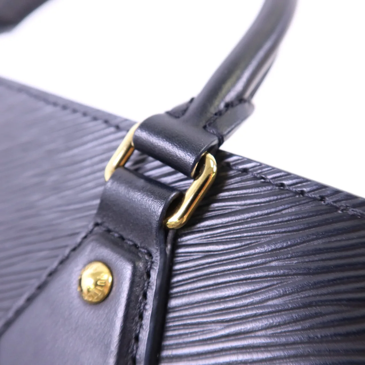 LOUIS VUITTON Sac Plat M20958 2-Way Bag Calfskin 黑色 Calfskin Rank B - Thumbnail 8