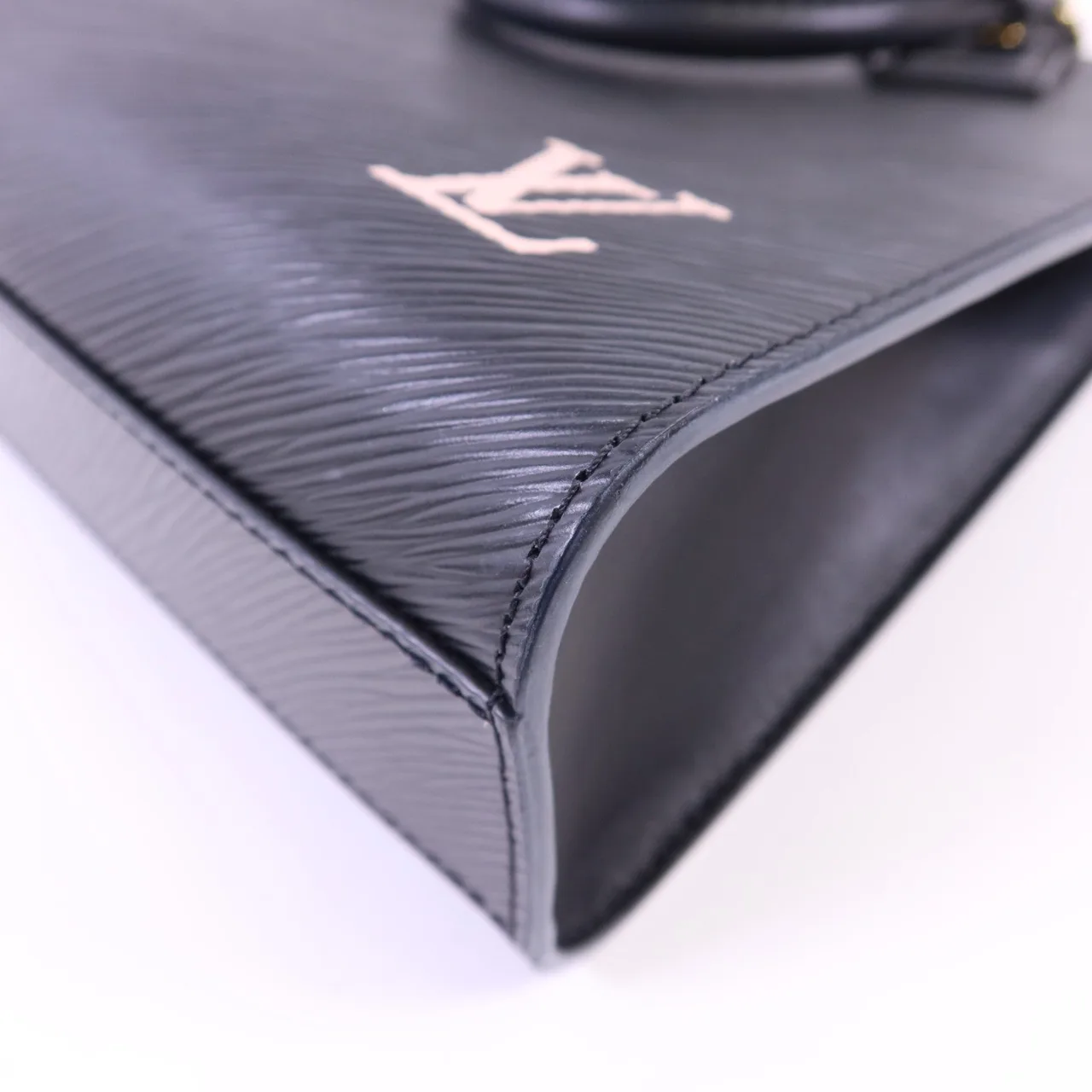 LOUIS VUITTON Sac Plat M20958 2-Way Bag Calfskin 黑色 Calfskin Rank B - Thumbnail 10