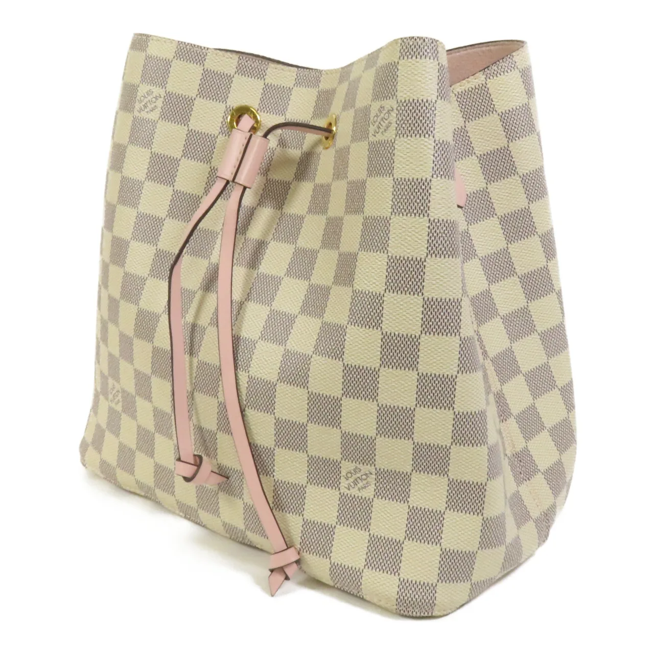 LOUIS VUITTON NeoNoe N40152 肩背包 塗層帆布 白色 塗層帆布 中古品A - 縮圖 3