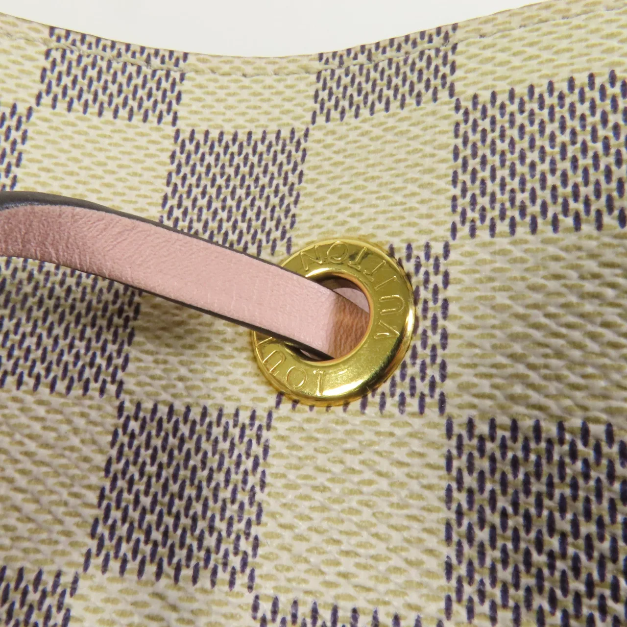 LOUIS VUITTON NeoNoe N40152 肩背包 塗層帆布 白色 塗層帆布 中古品A - 縮圖 5