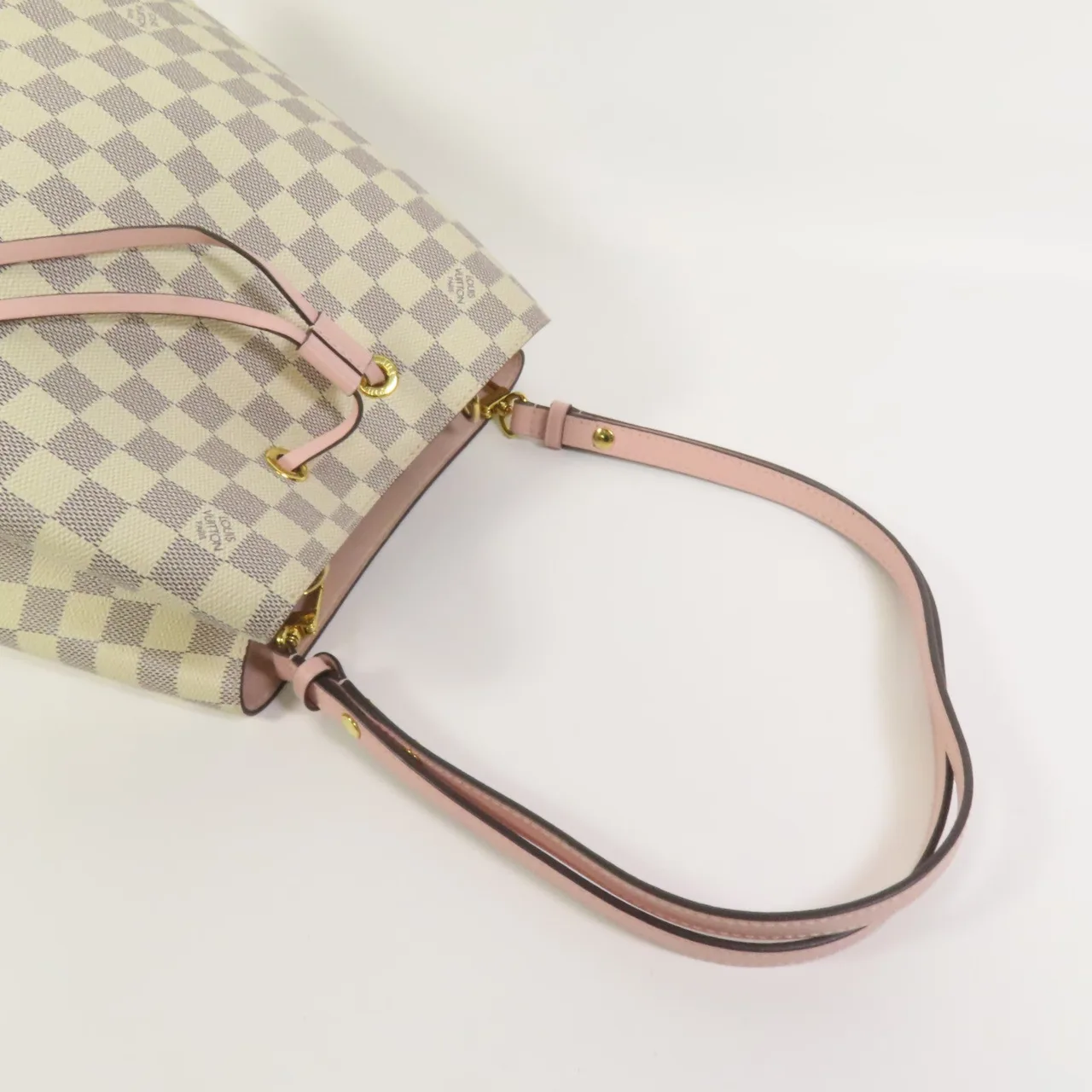 LOUIS VUITTON NeoNoe N40152 肩背包 塗層帆布 白色 塗層帆布 中古品A - 縮圖 6