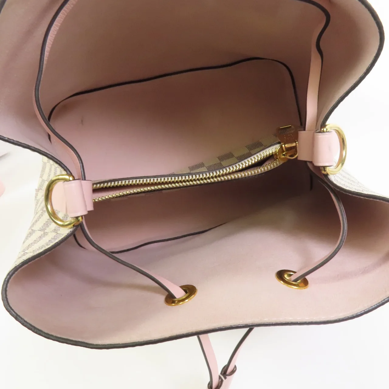 LOUIS VUITTON NeoNoe N40152 肩背包 塗層帆布 白色 塗層帆布 中古品A - 縮圖 8