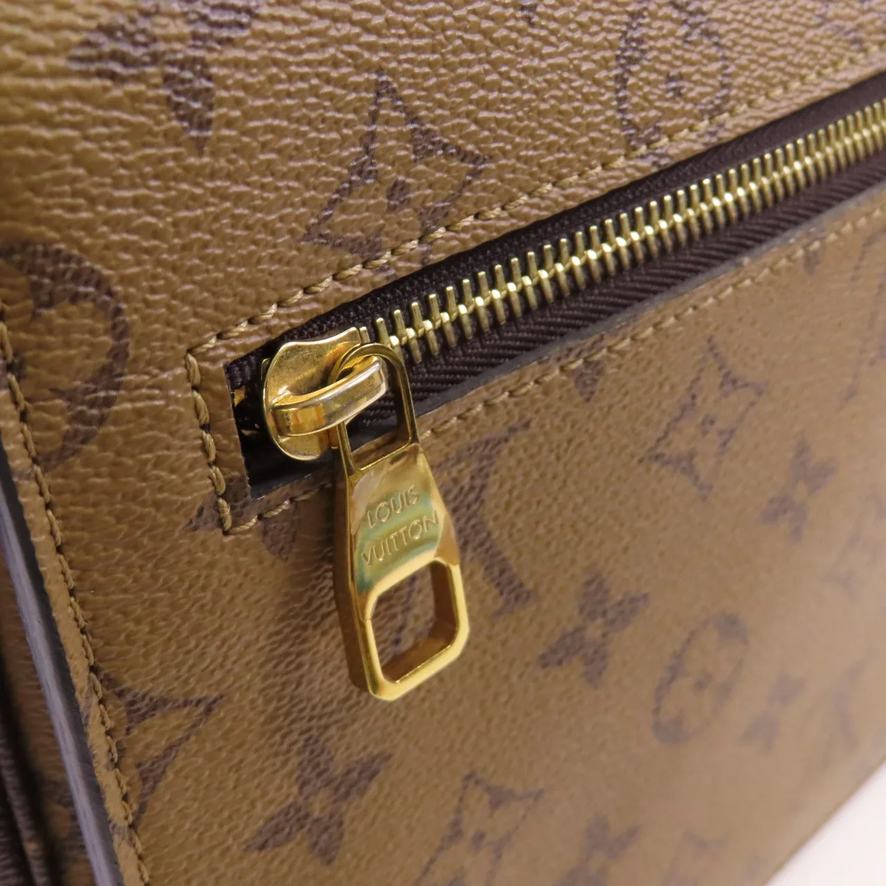 LOUIS VUITTON Pochette Metis M44876 兩用包 塗層帆布 棕色 塗層帆布 中古品A - 縮圖 10