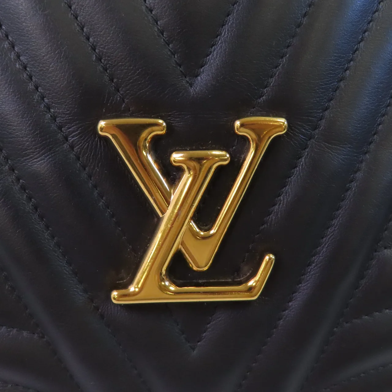 LOUIS VUITTON New Wave M51496 肩背包 牛皮 黑色 牛皮 中古品B - 縮圖 12