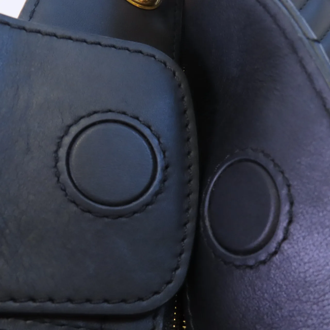 LOUIS VUITTON New Wave M51496 肩背包 牛皮 黑色 牛皮 中古品B - 縮圖 15