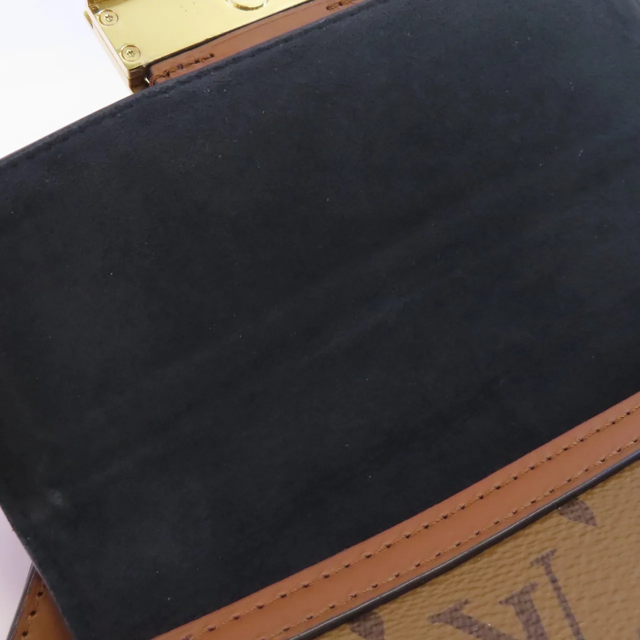 LOUIS VUITTON Mini Dauphine M44580 肩背包 塗層帆布 棕色 塗層帆布 中古品A - 縮圖 12