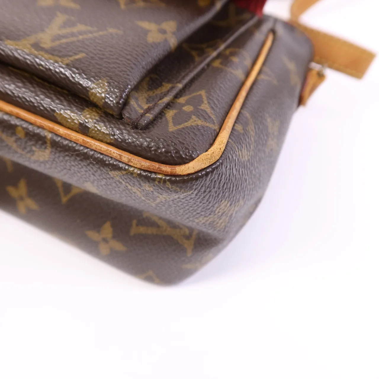LOUIS VUITTON Viva Cite M51165 肩背包 塗層帆布 棕色 塗層帆布 中古品B - 縮圖 10