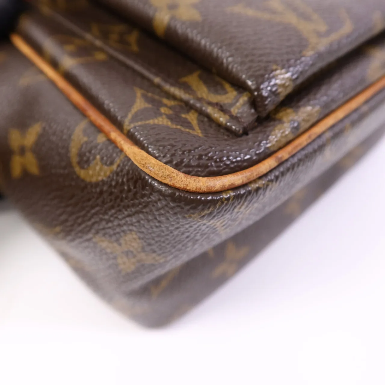 LOUIS VUITTON Viva Cite M51165 肩背包 塗層帆布 棕色 塗層帆布 中古品B - 縮圖 11