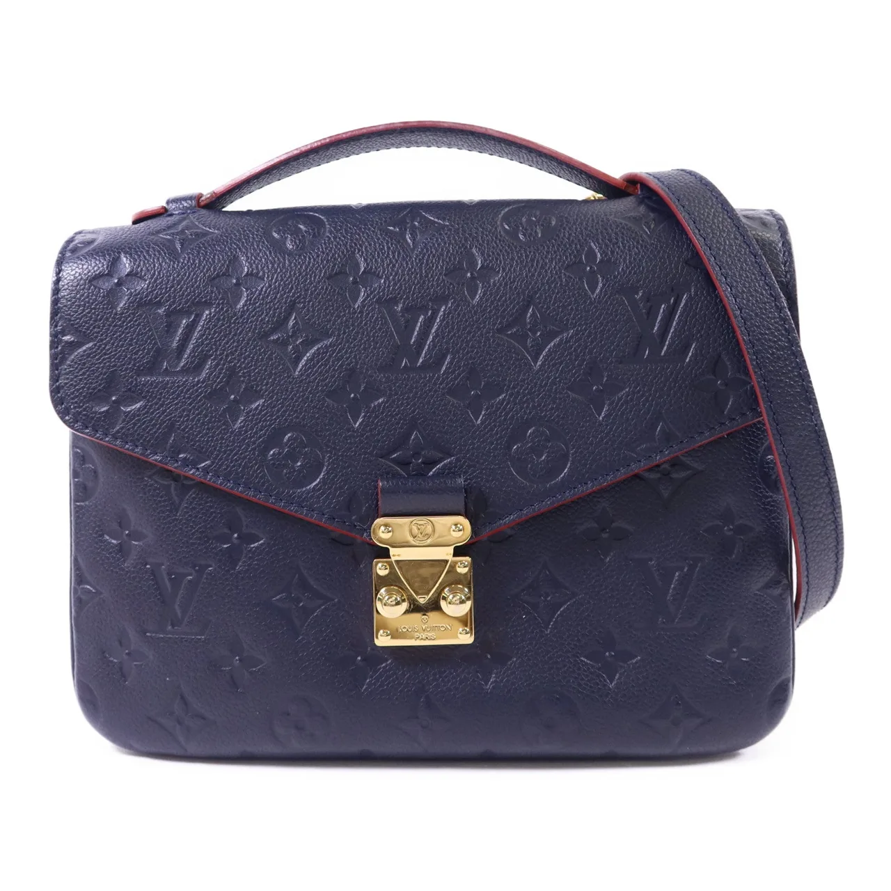 LOUIS VUITTON Pochette Metis M44071 兩用包 牛皮 海軍藍