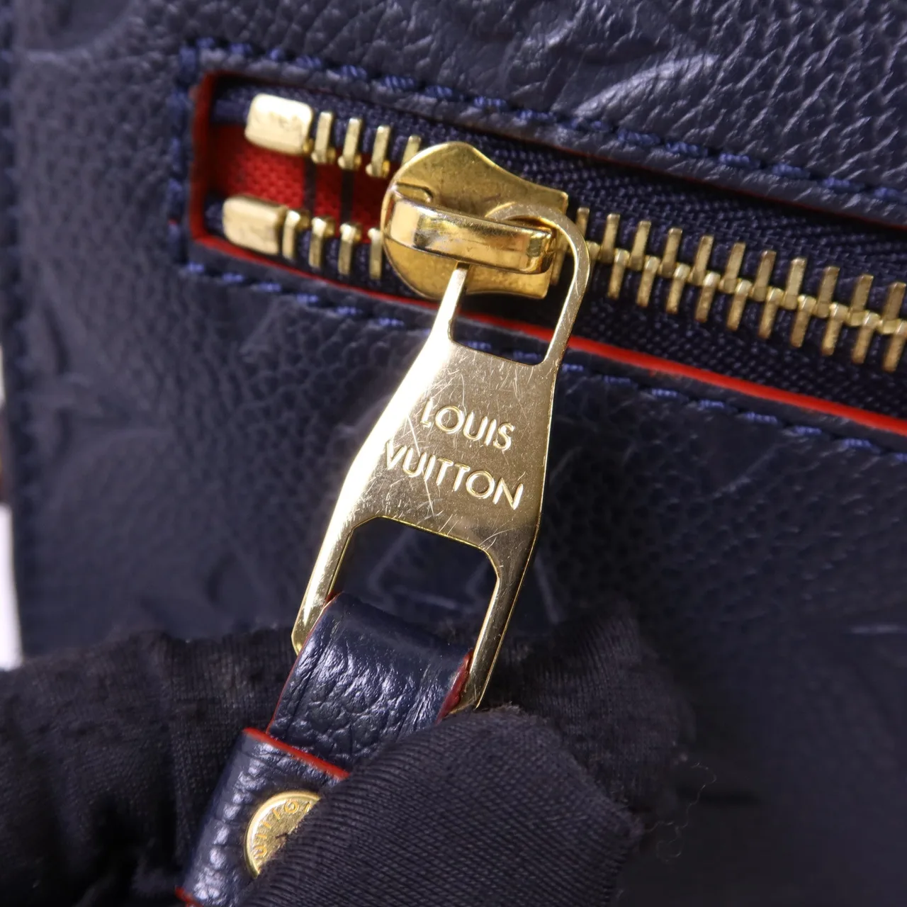 LOUIS VUITTON Pochette Metis M44071 兩用包 牛皮 海軍藍 牛皮 中古品A - 縮圖 11