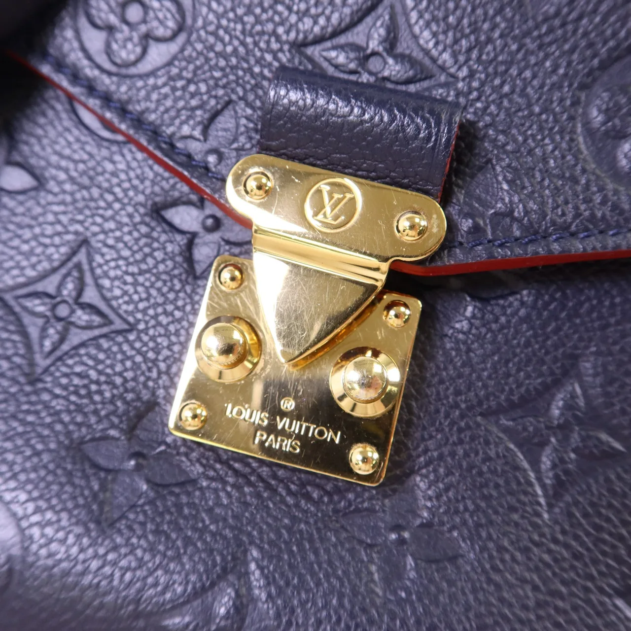 LOUIS VUITTON Pochette Metis M44071 兩用包 牛皮 海軍藍 牛皮 中古品A - 縮圖 20