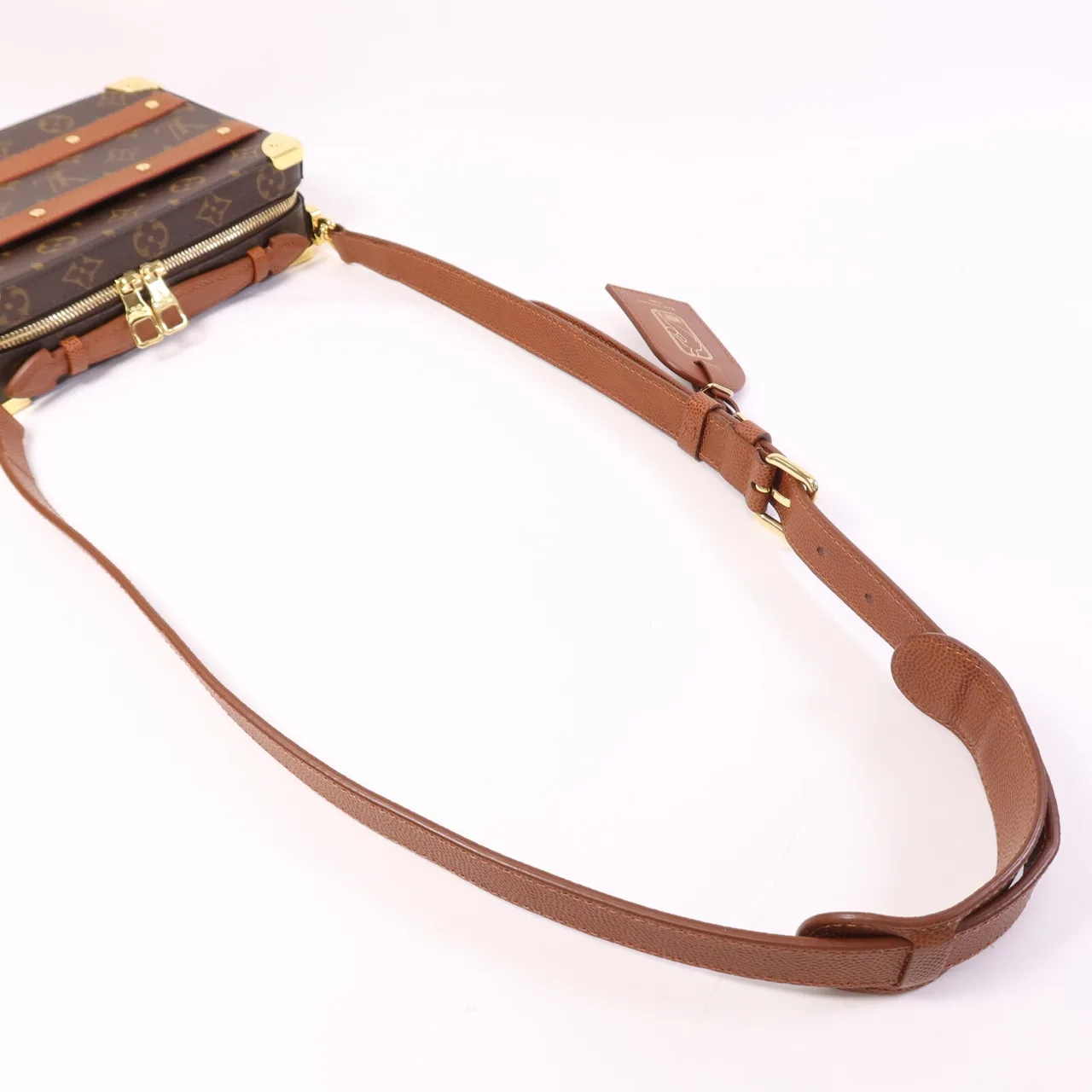 LOUIS VUITTON Soft Trunk M45785 兩用包 塗層帆布 棕色 / Brown 塗層帆布 中古品A - 縮圖 8