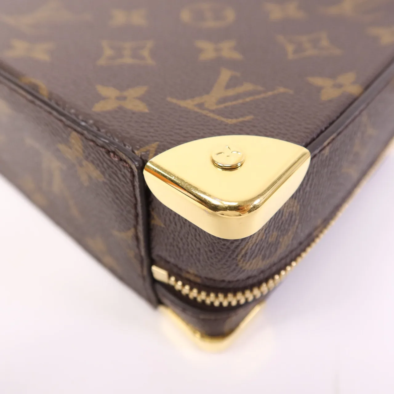LOUIS VUITTON Soft Trunk M45785 兩用包 塗層帆布 棕色 / Brown 塗層帆布 中古品A - 縮圖 12