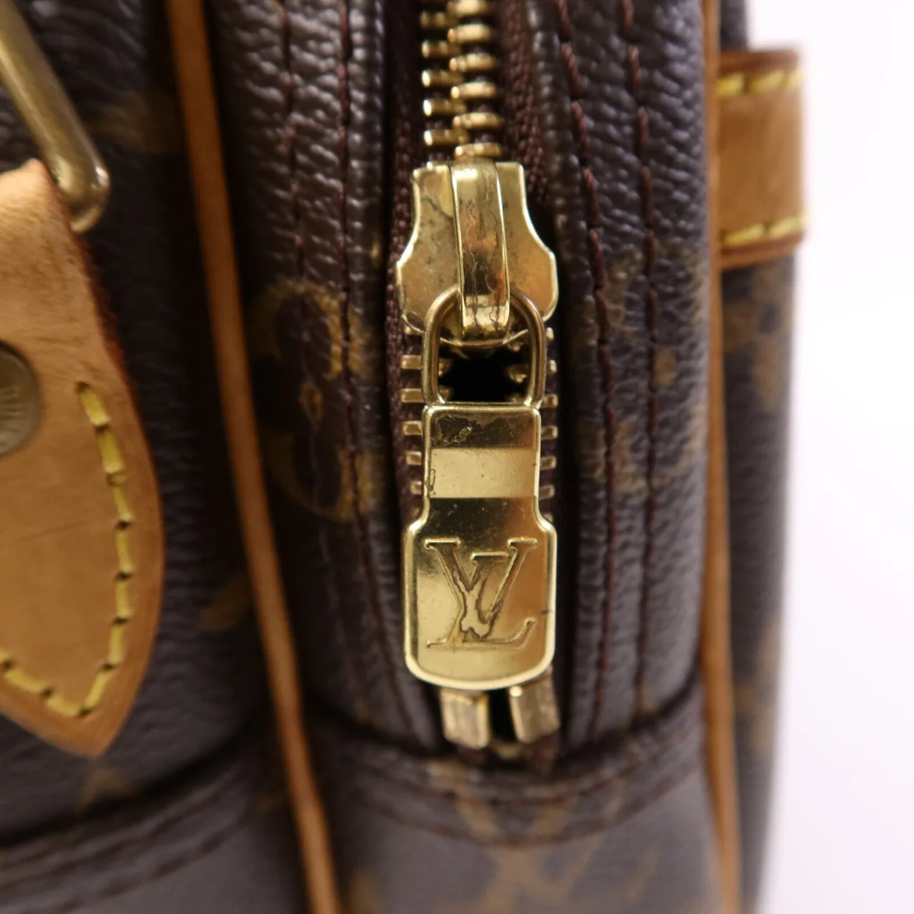 LOUIS VUITTON Reporter M45254 肩背包 塗層帆布 棕色 塗層帆布 中古品B - 縮圖 6