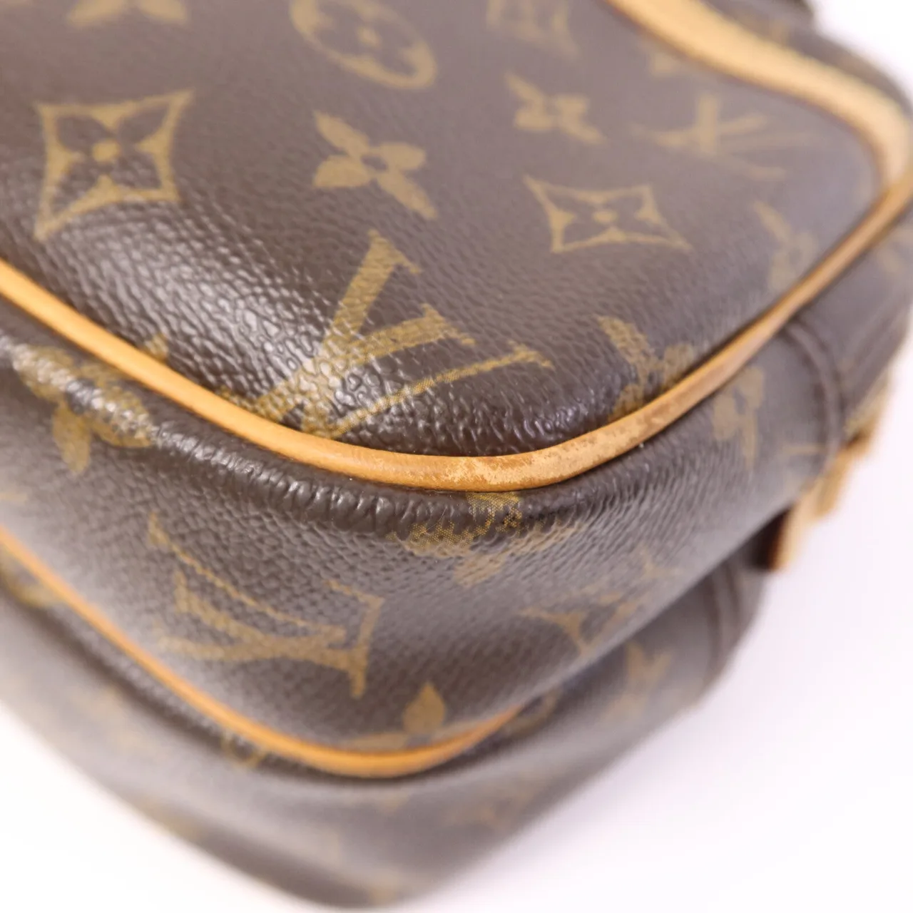 LOUIS VUITTON Reporter M45254 肩背包 塗層帆布 棕色 塗層帆布 中古品B - 縮圖 9