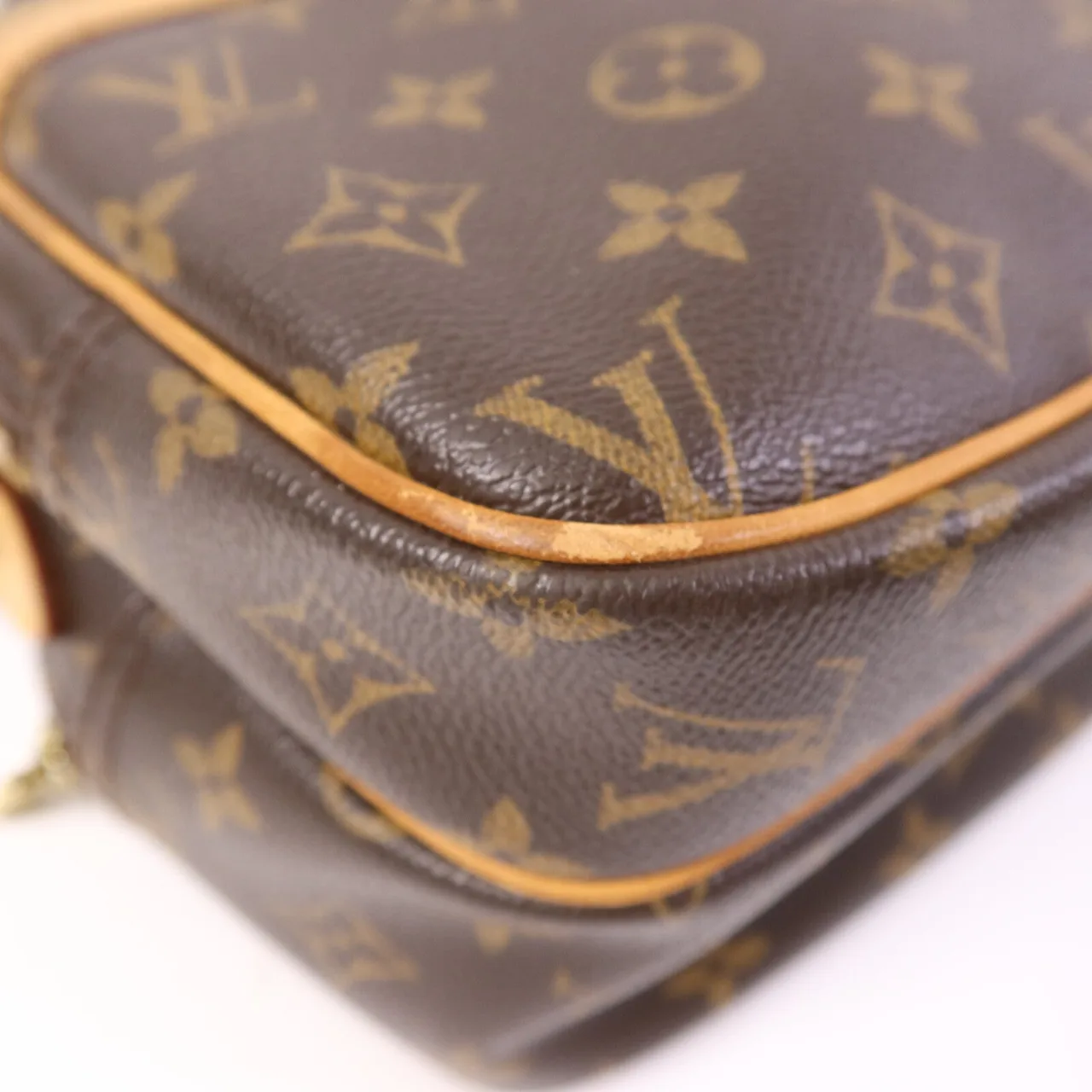 LOUIS VUITTON Reporter M45254 肩背包 塗層帆布 棕色 塗層帆布 中古品B - 縮圖 10