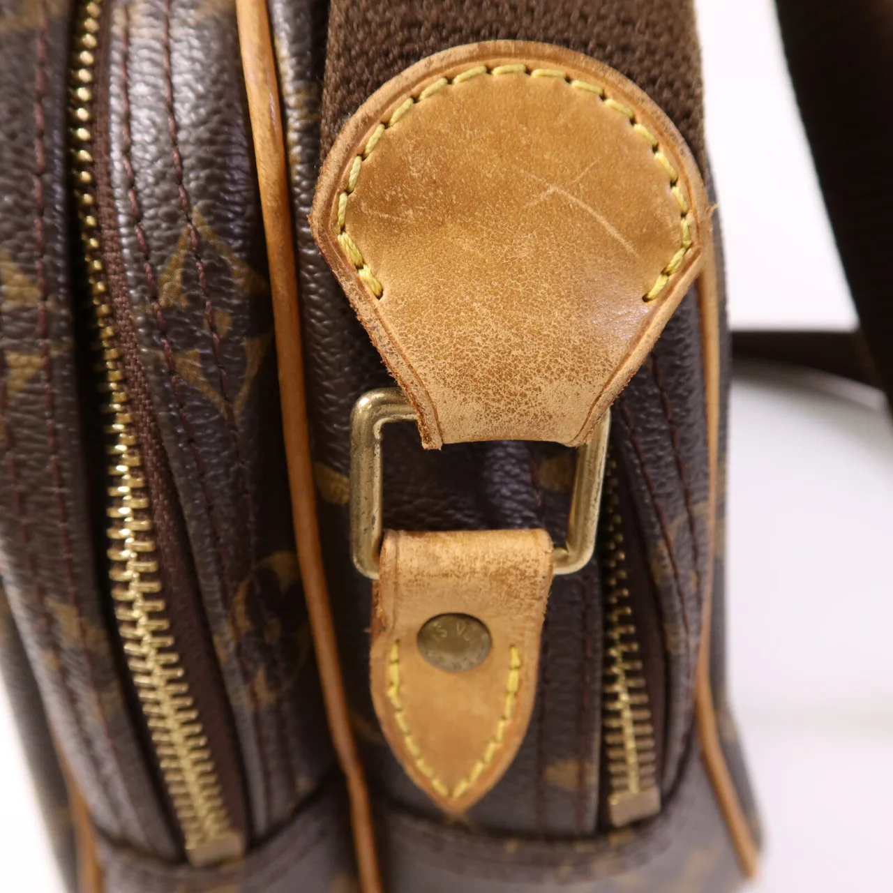 LOUIS VUITTON Reporter M45254 肩背包 塗層帆布 棕色 塗層帆布 中古品B - 縮圖 14