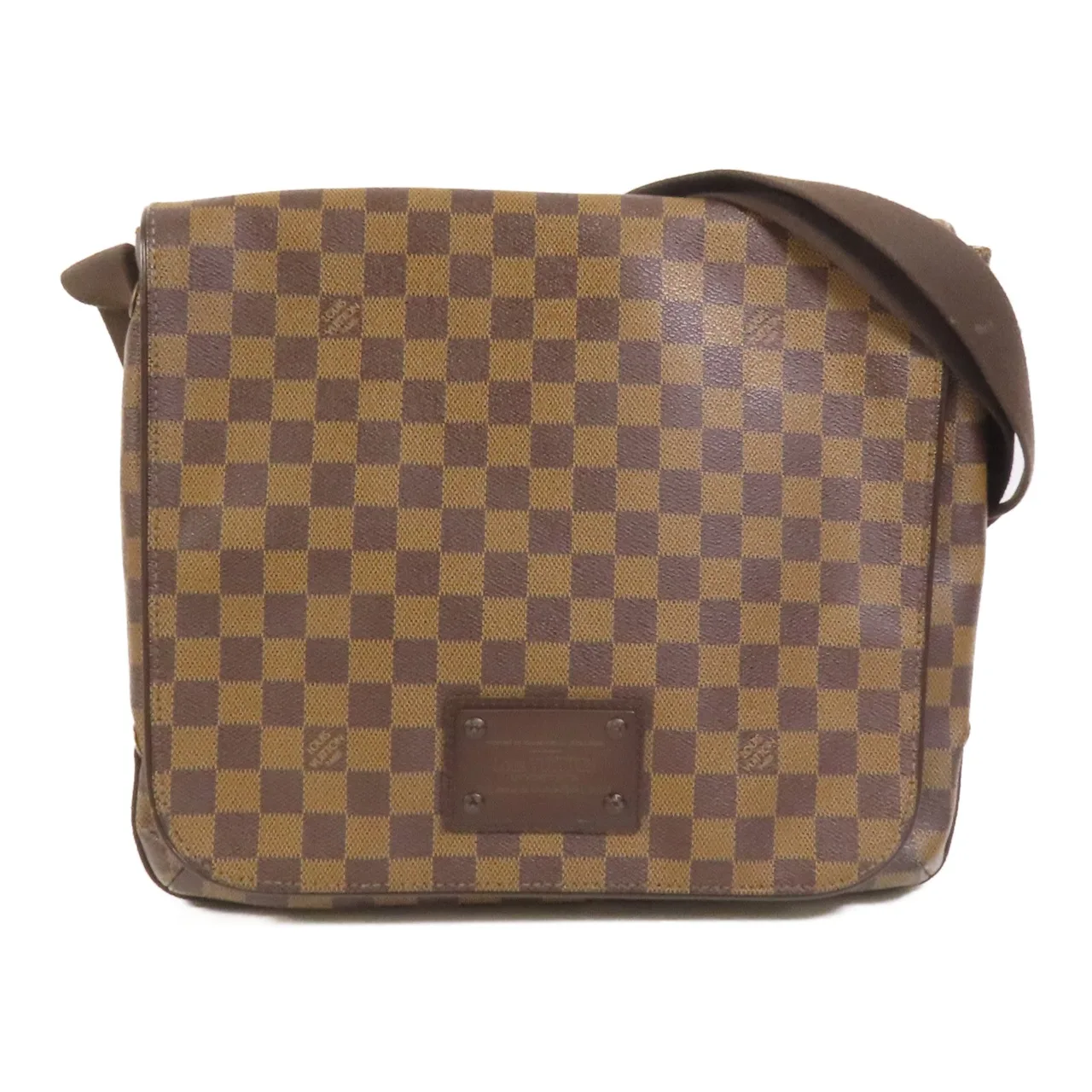 LOUIS VUITTON Brooklyn N51211 肩背包 塗層帆布 棕色