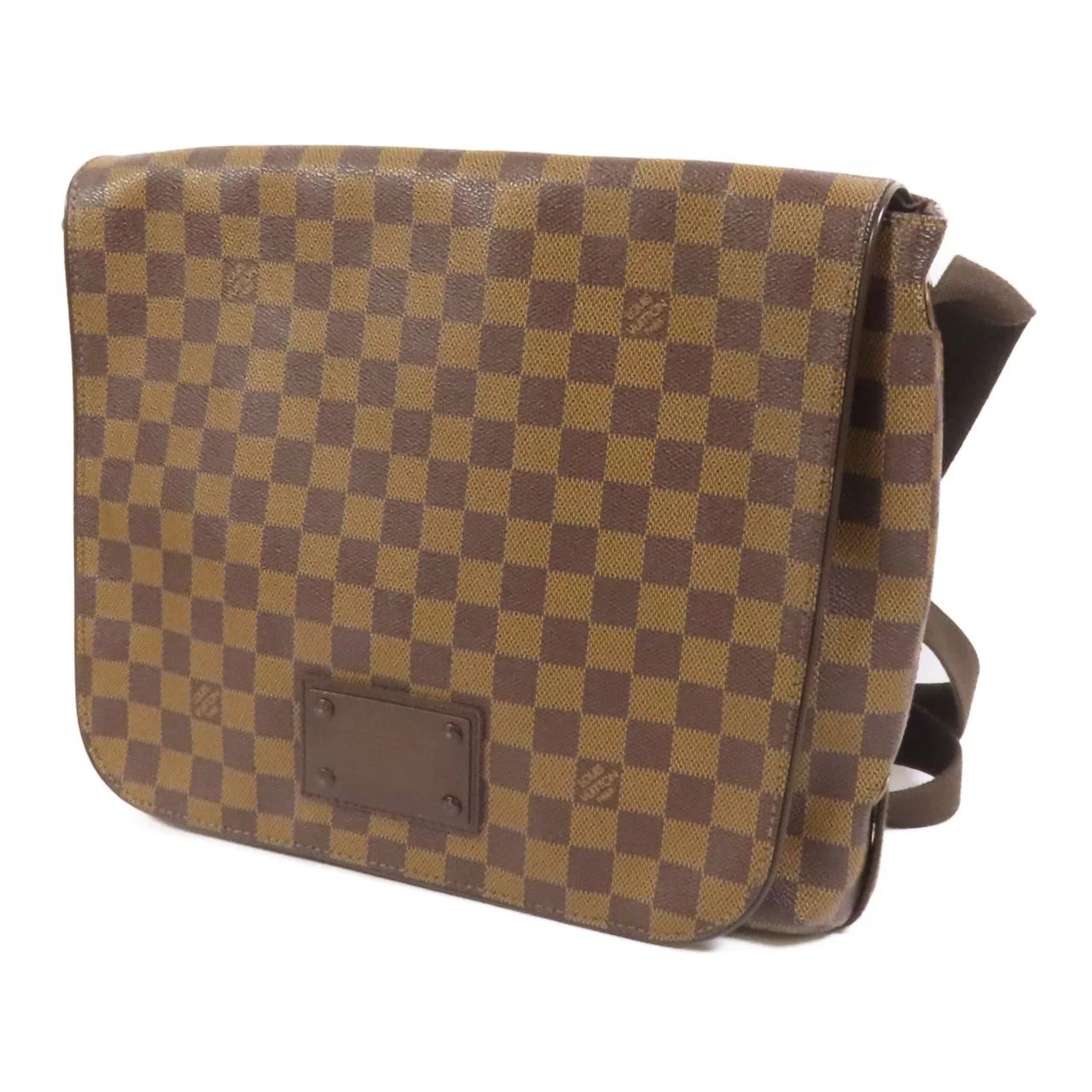 LOUIS VUITTON Brooklyn N51211 肩背包 塗層帆布 棕色 塗層帆布 中古品A - 縮圖 3