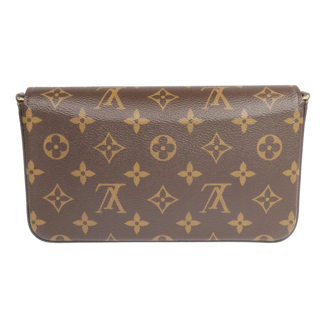LOUIS VUITTON Felicie M81896 Shoulder Bag Coated Canvas 棕色 Coated Canvas Rank A - Thumbnail 2