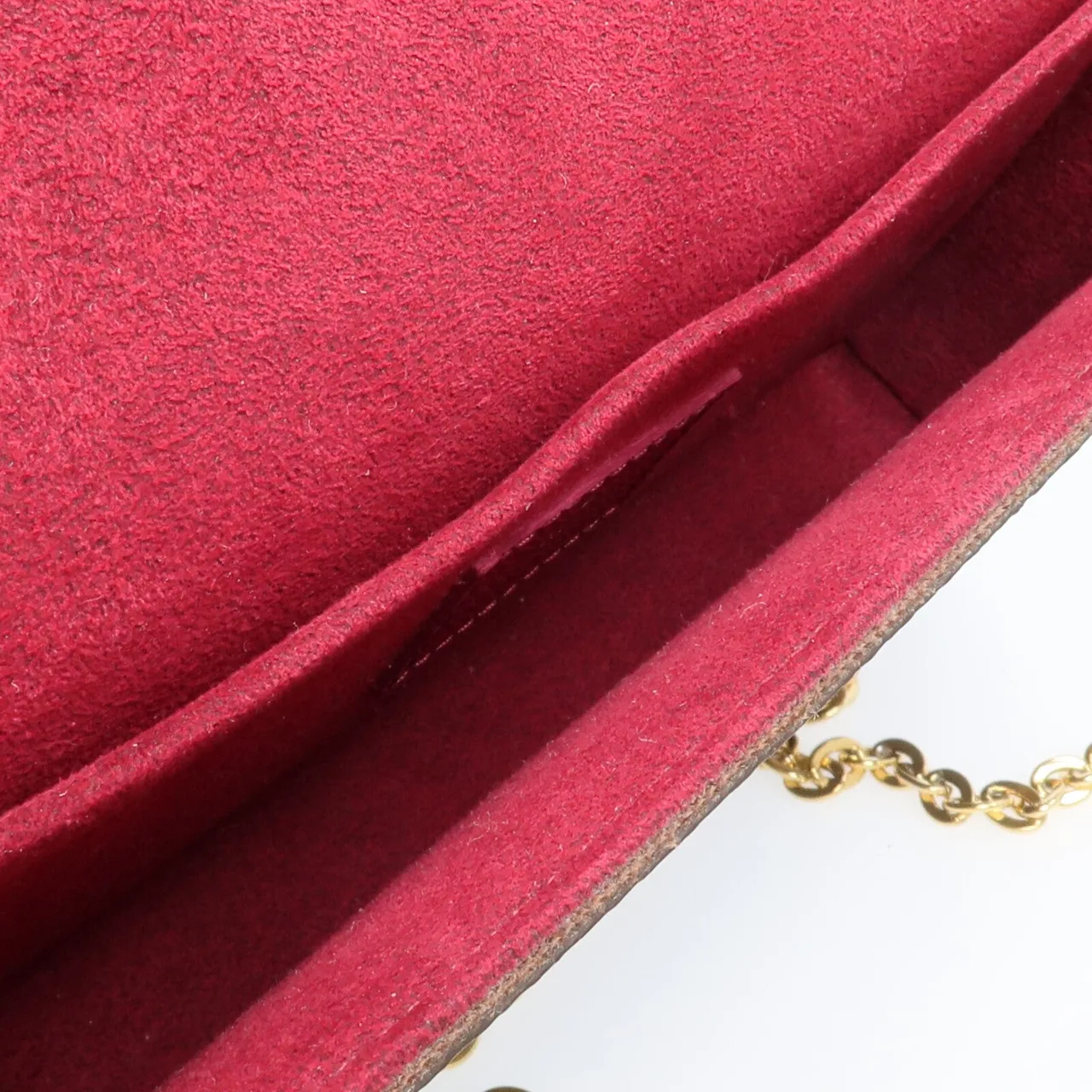 LOUIS VUITTON Felicie M81896 Shoulder Bag Coated Canvas 棕色 Coated Canvas Rank A - Thumbnail 8