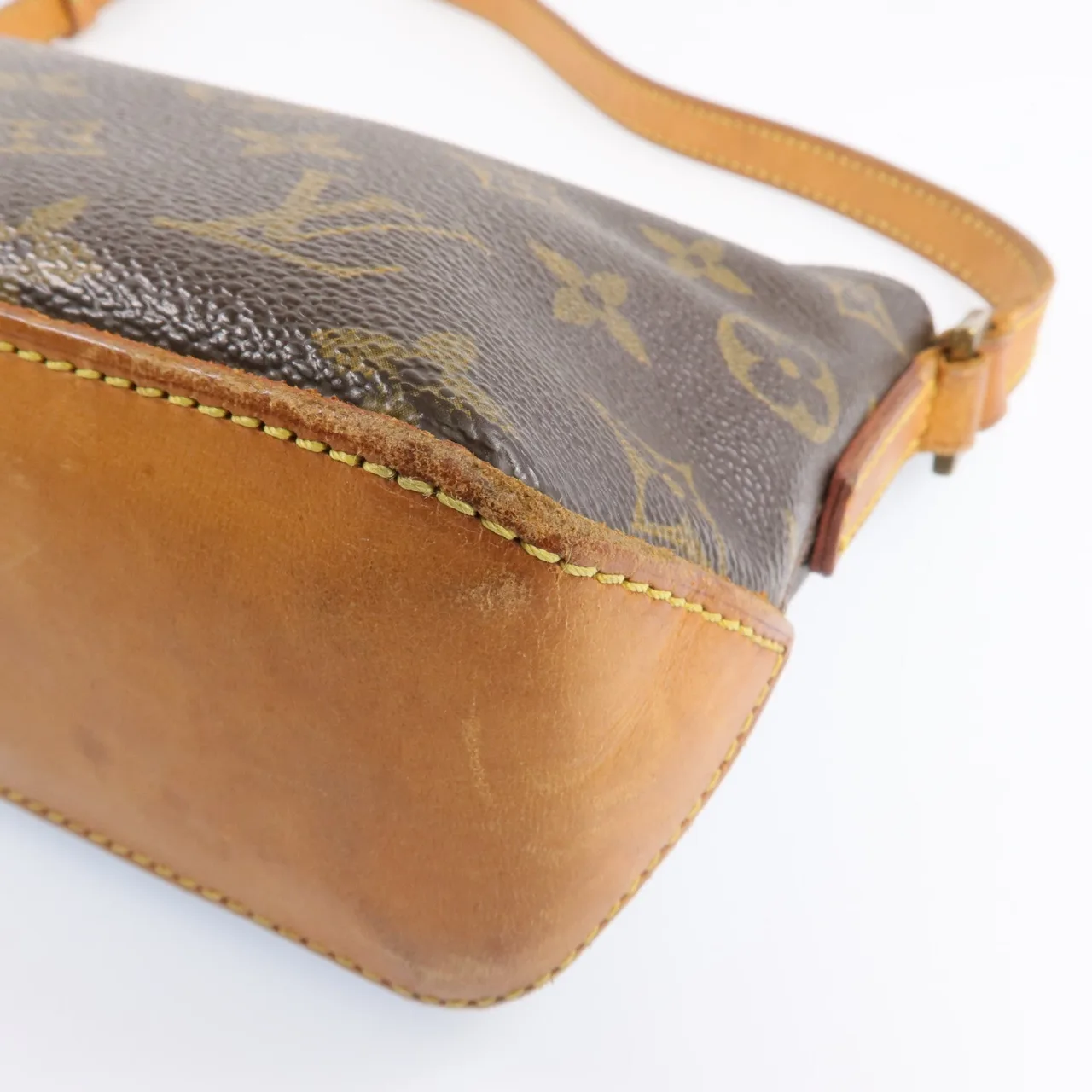 LOUIS VUITTON Trotteur M51240 肩背包 塗層帆布 棕色 / Brown 塗層帆布 中古品B - 縮圖 9