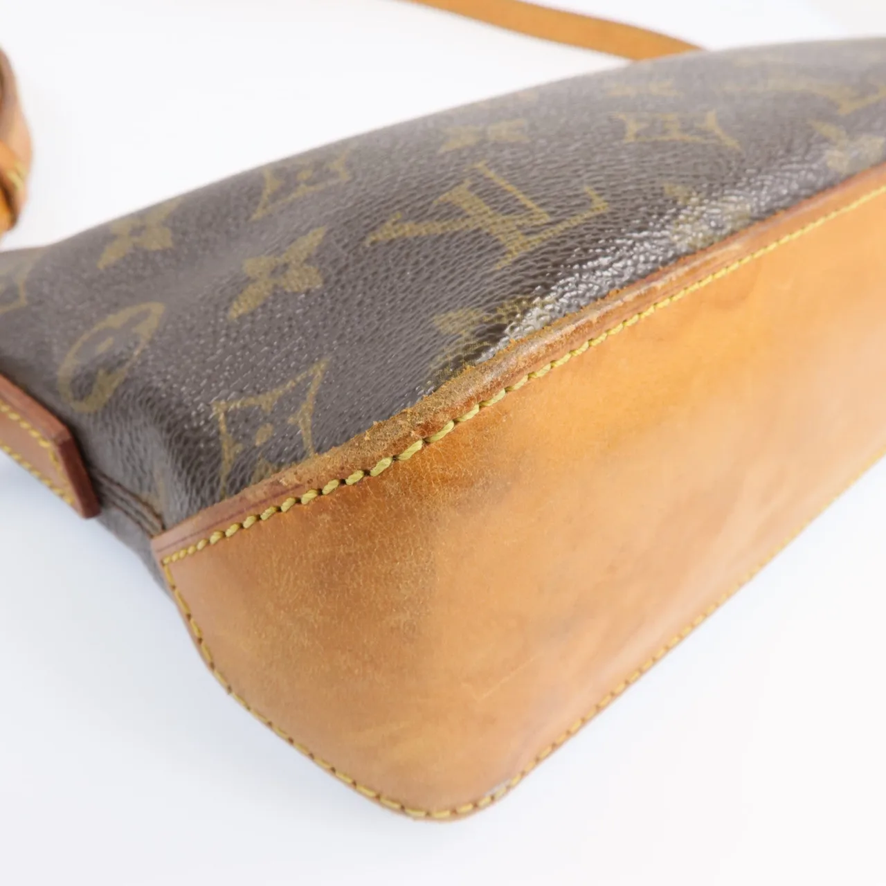 LOUIS VUITTON Trotteur M51240 肩背包 塗層帆布 棕色 / Brown 塗層帆布 中古品B - 縮圖 10