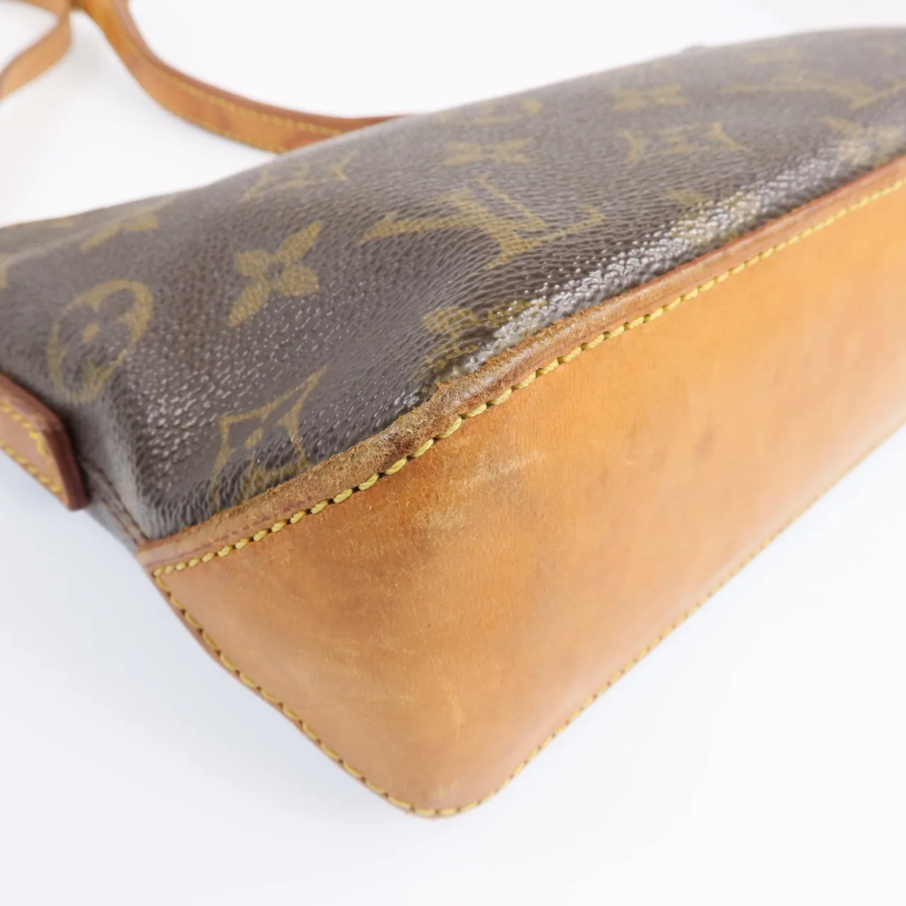 LOUIS VUITTON Trotteur M51240 肩背包 塗層帆布 棕色 / Brown 塗層帆布 中古品B - 縮圖 12