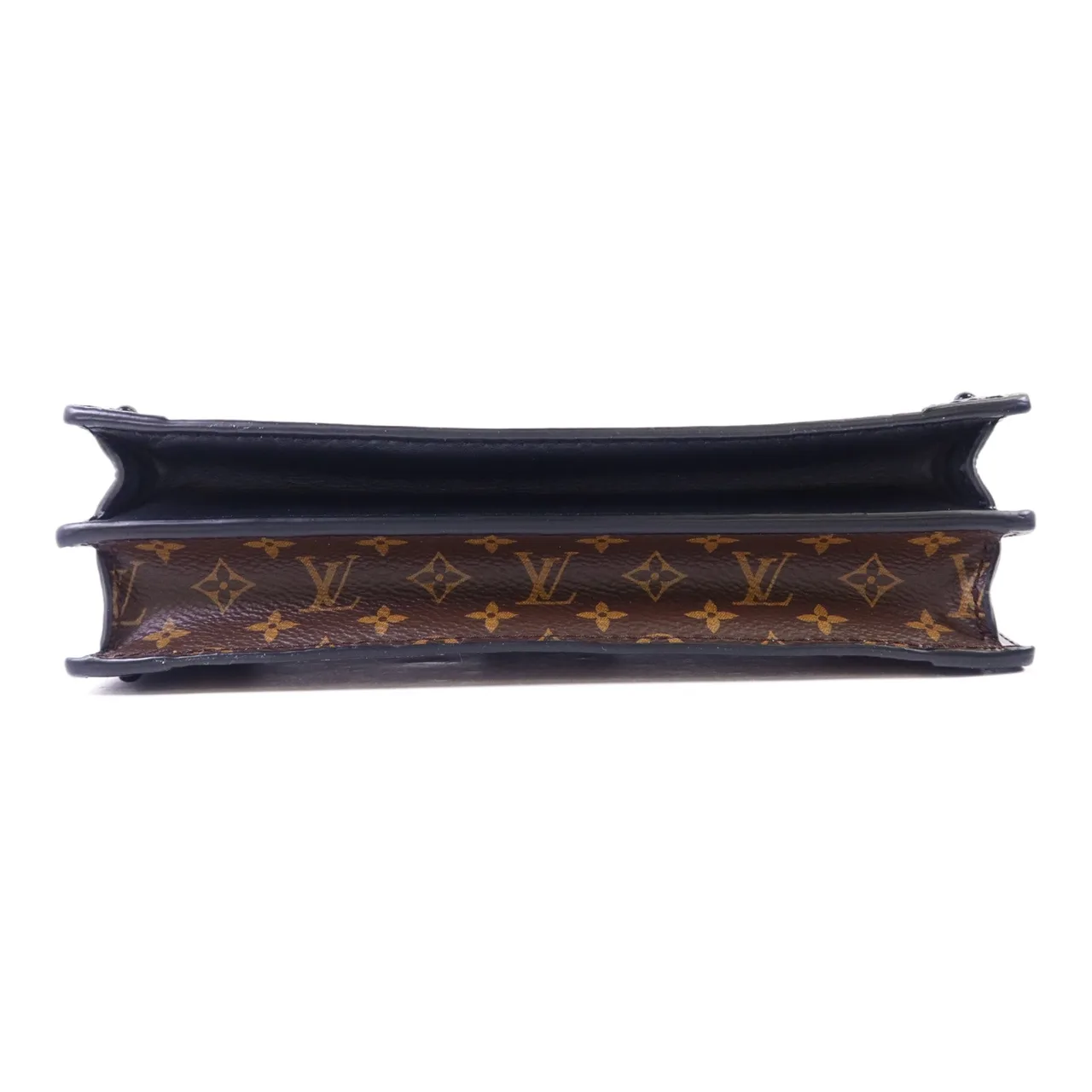 LOUIS VUITTON Trunk M43596 Shoulder Bag Coated Canvas 棕色 Coated Canvas Rank A - Thumbnail 4