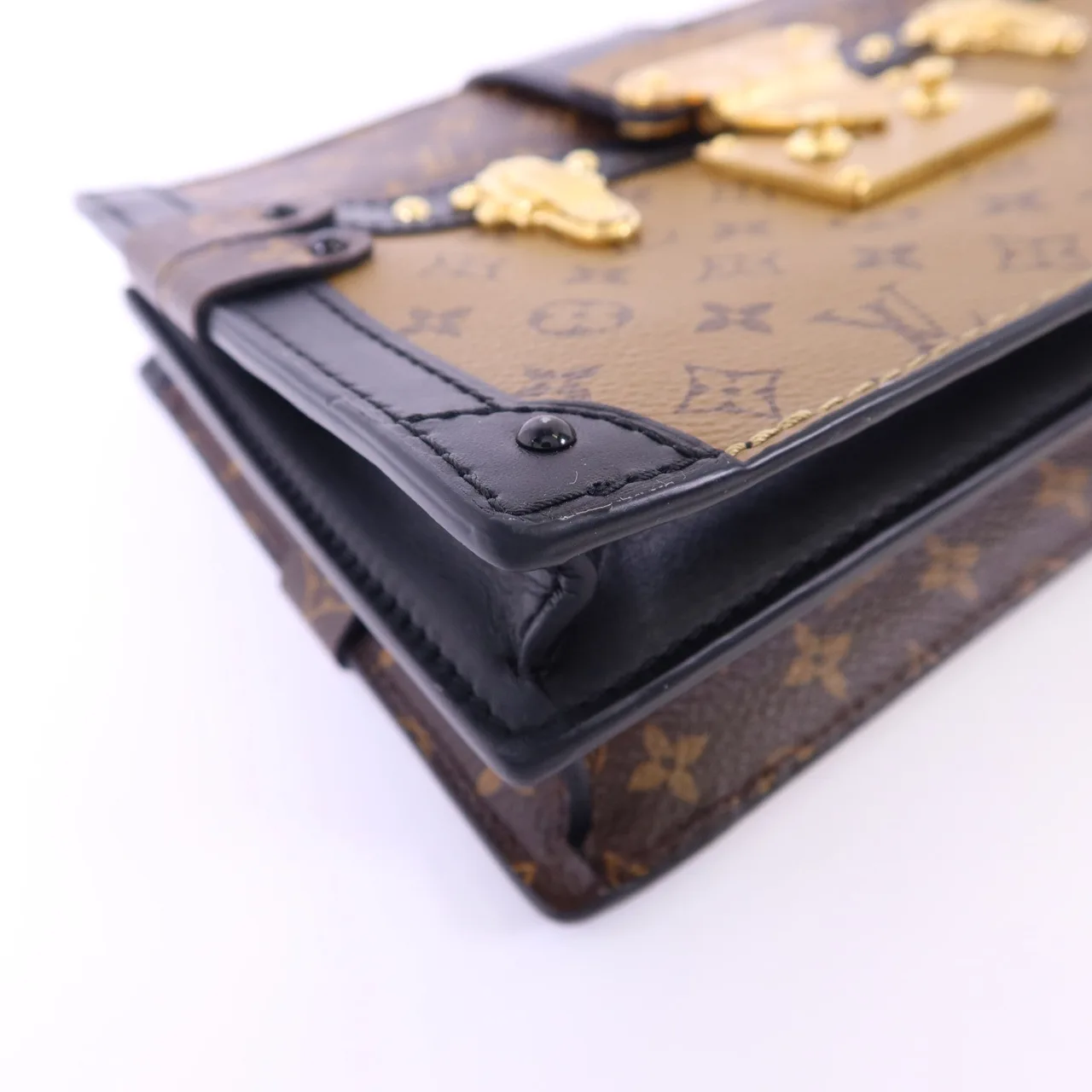 LOUIS VUITTON Trunk M43596 Shoulder Bag Coated Canvas 棕色 Coated Canvas Rank A - Thumbnail 11