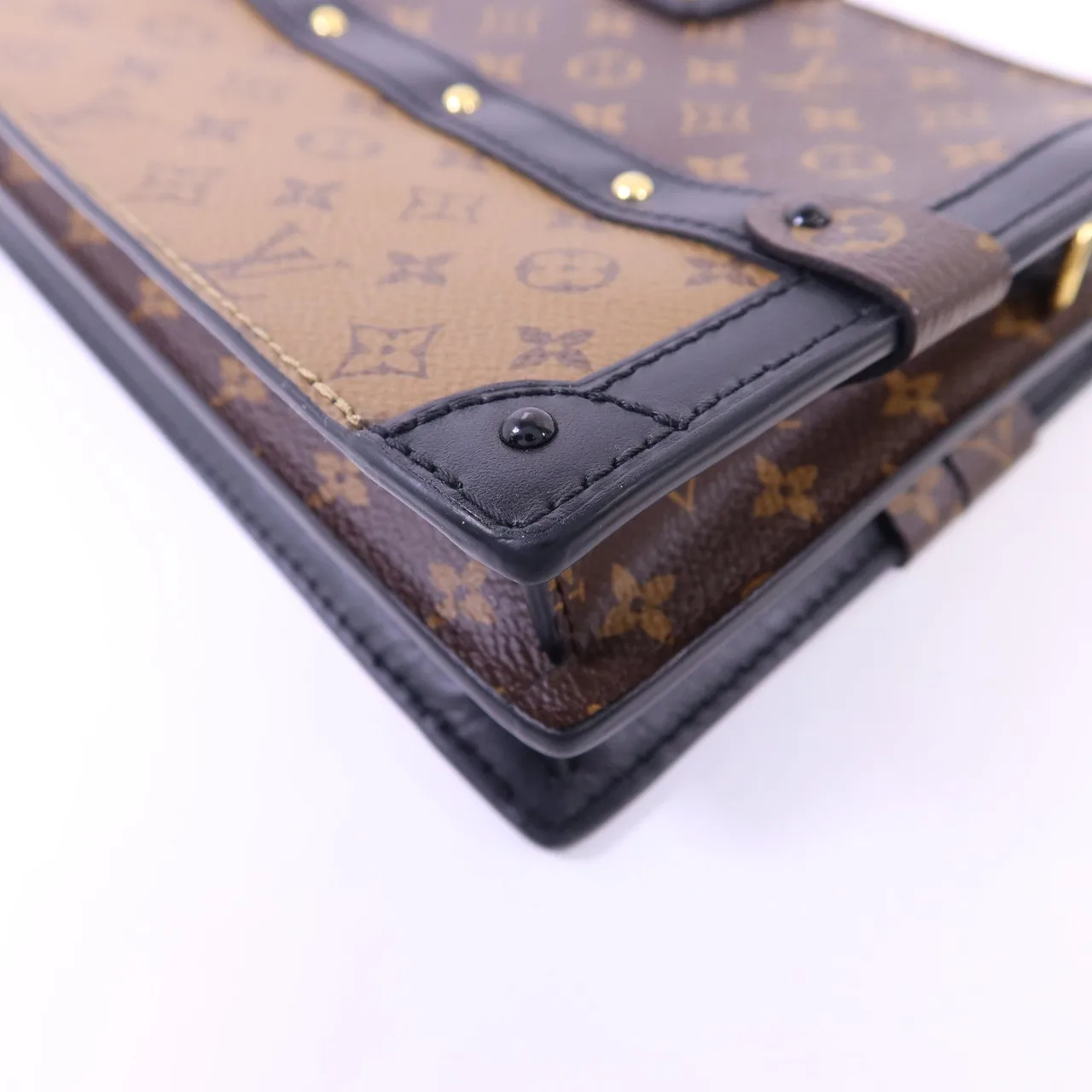 LOUIS VUITTON Trunk M43596 Shoulder Bag Coated Canvas 棕色 Coated Canvas Rank A - Thumbnail 12