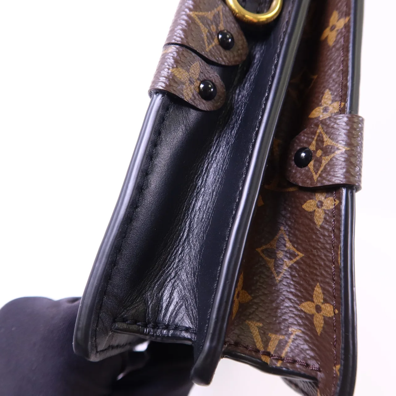 LOUIS VUITTON Trunk M43596 Shoulder Bag Coated Canvas 棕色 Coated Canvas Rank A - Thumbnail 14