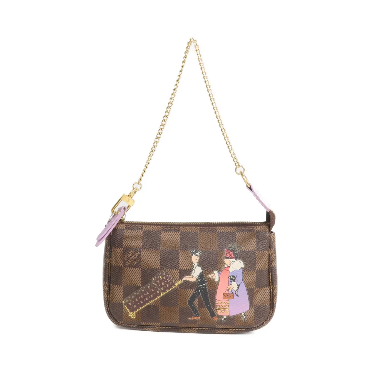 LOUIS VUITTON N63003 手提包 塗層帆布 棕色