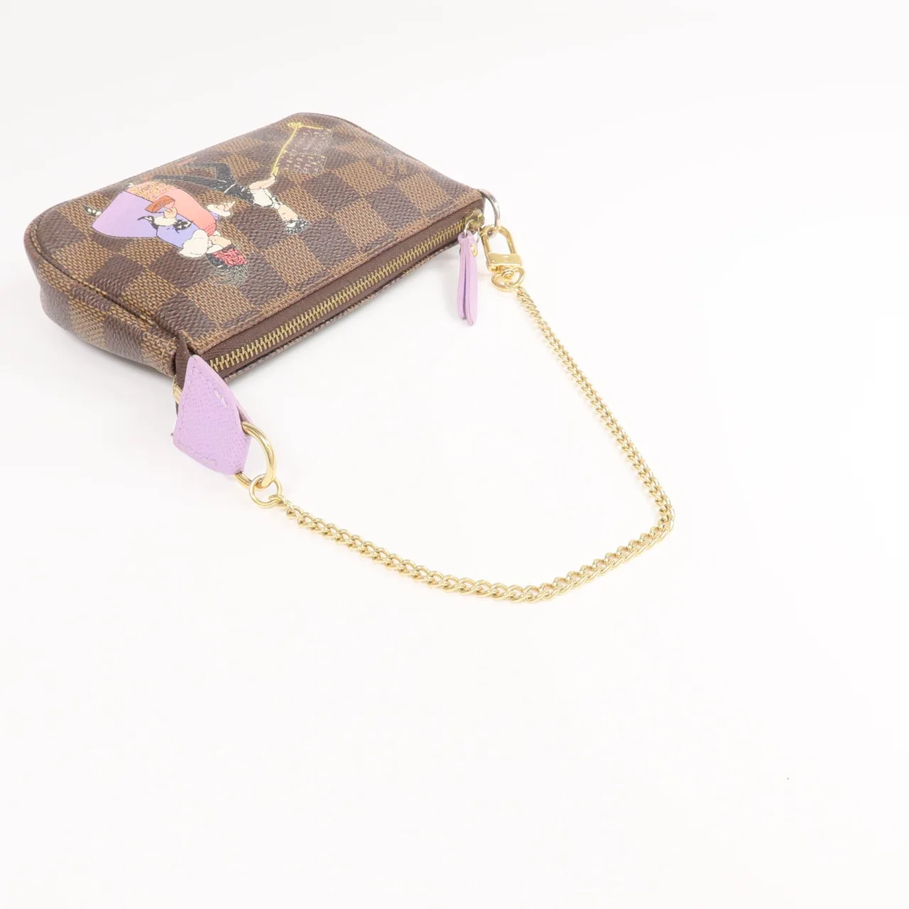 LOUIS VUITTON N63003 Handbag Coated Canvas 棕色 Coated Canvas Rank B - Thumbnail 5