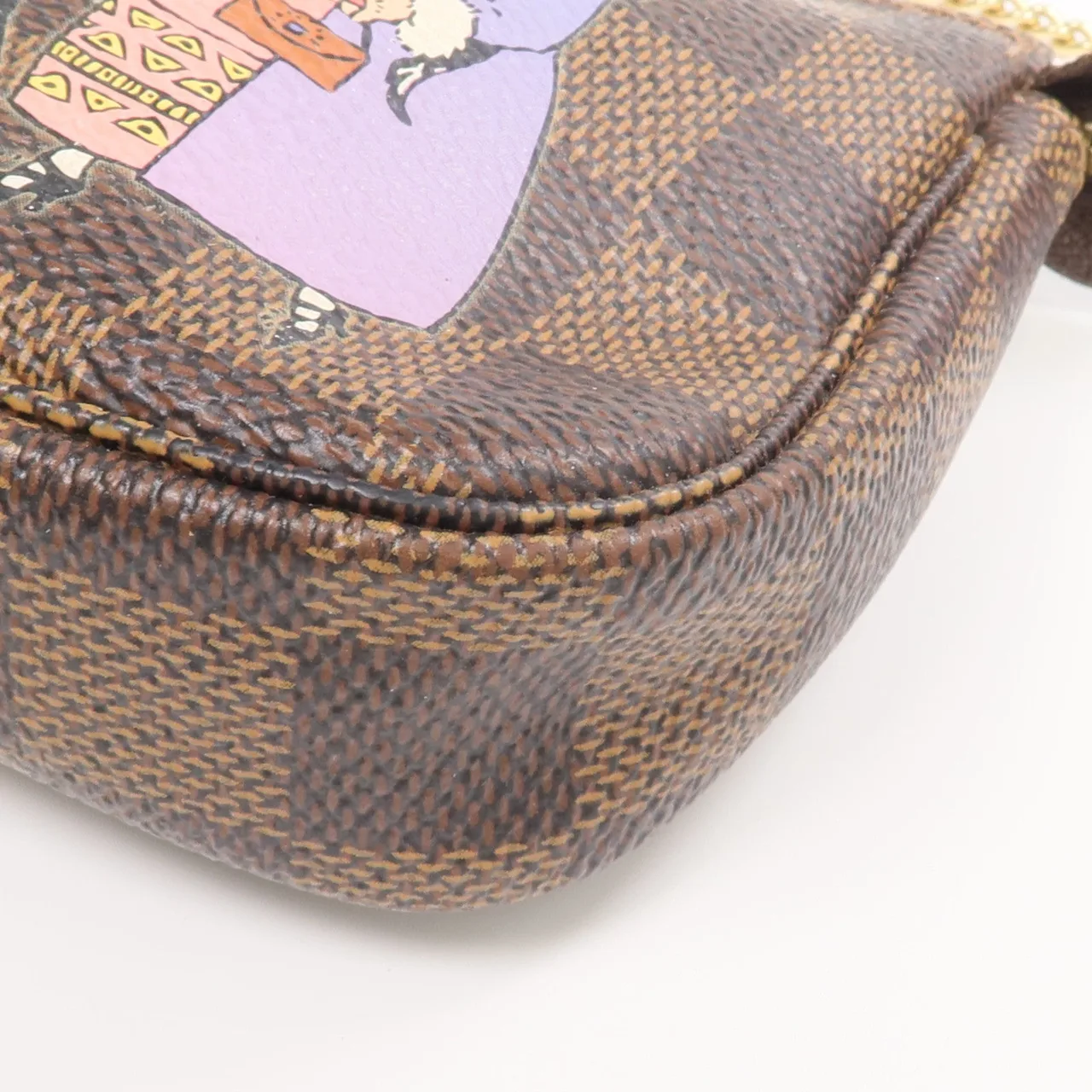 LOUIS VUITTON N63003 Handbag Coated Canvas 棕色 Coated Canvas Rank B - Thumbnail 6