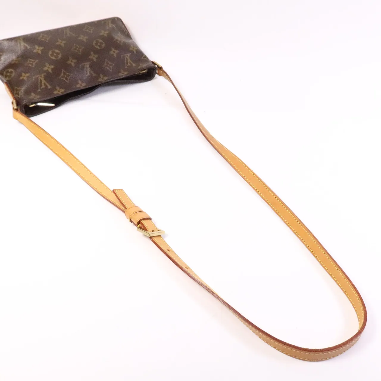 LOUIS VUITTON Trotteur M51240 Shoulder Bag Coated Canvas 棕色 Coated Canvas Rank B - Thumbnail 9